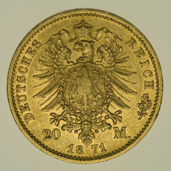 Preussen Wilhelm I Mark Pro Aurum Numismatik