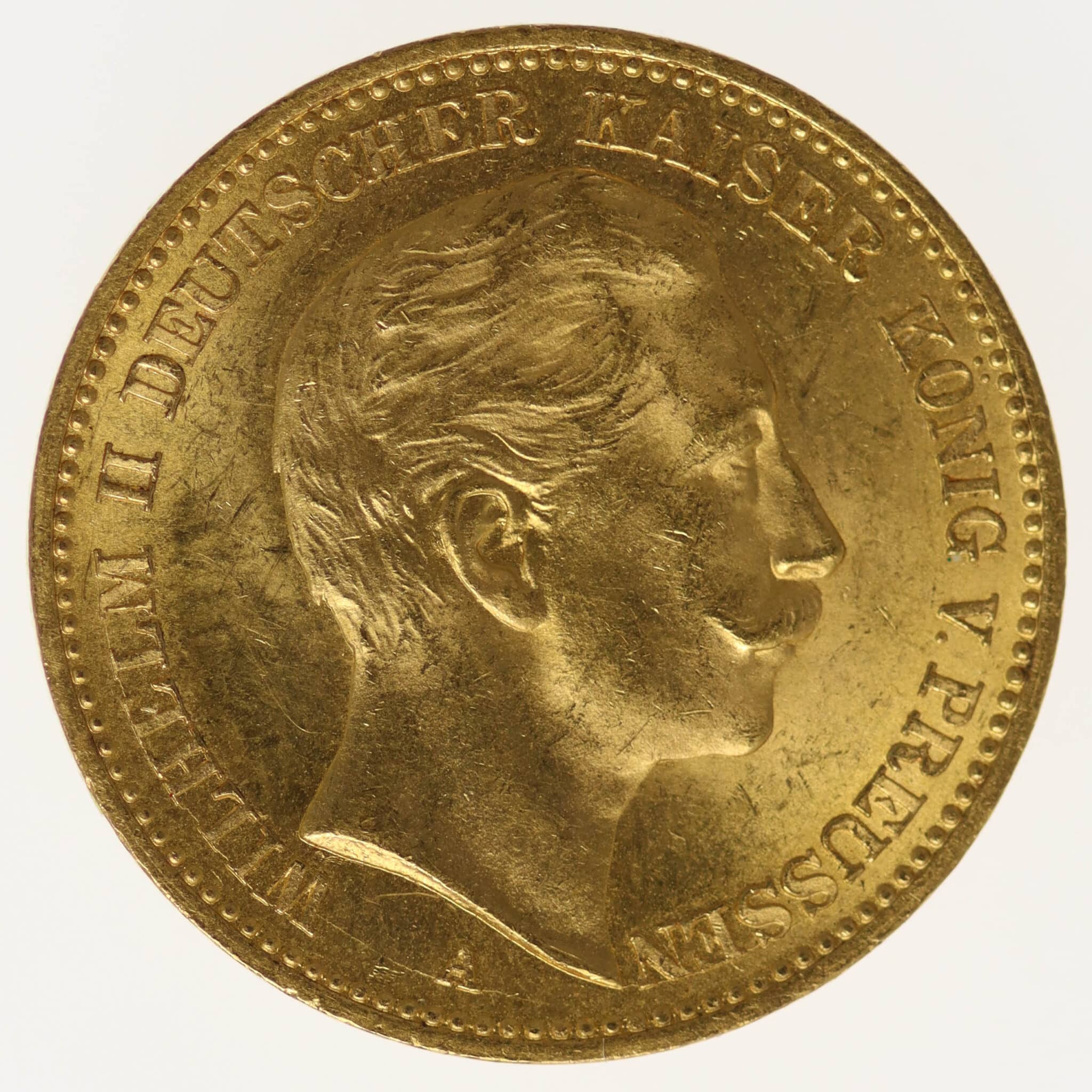 deutsches-kaiserreich-ab-1871 - Preussen Wilhelm II. 20 Mark 1893 A