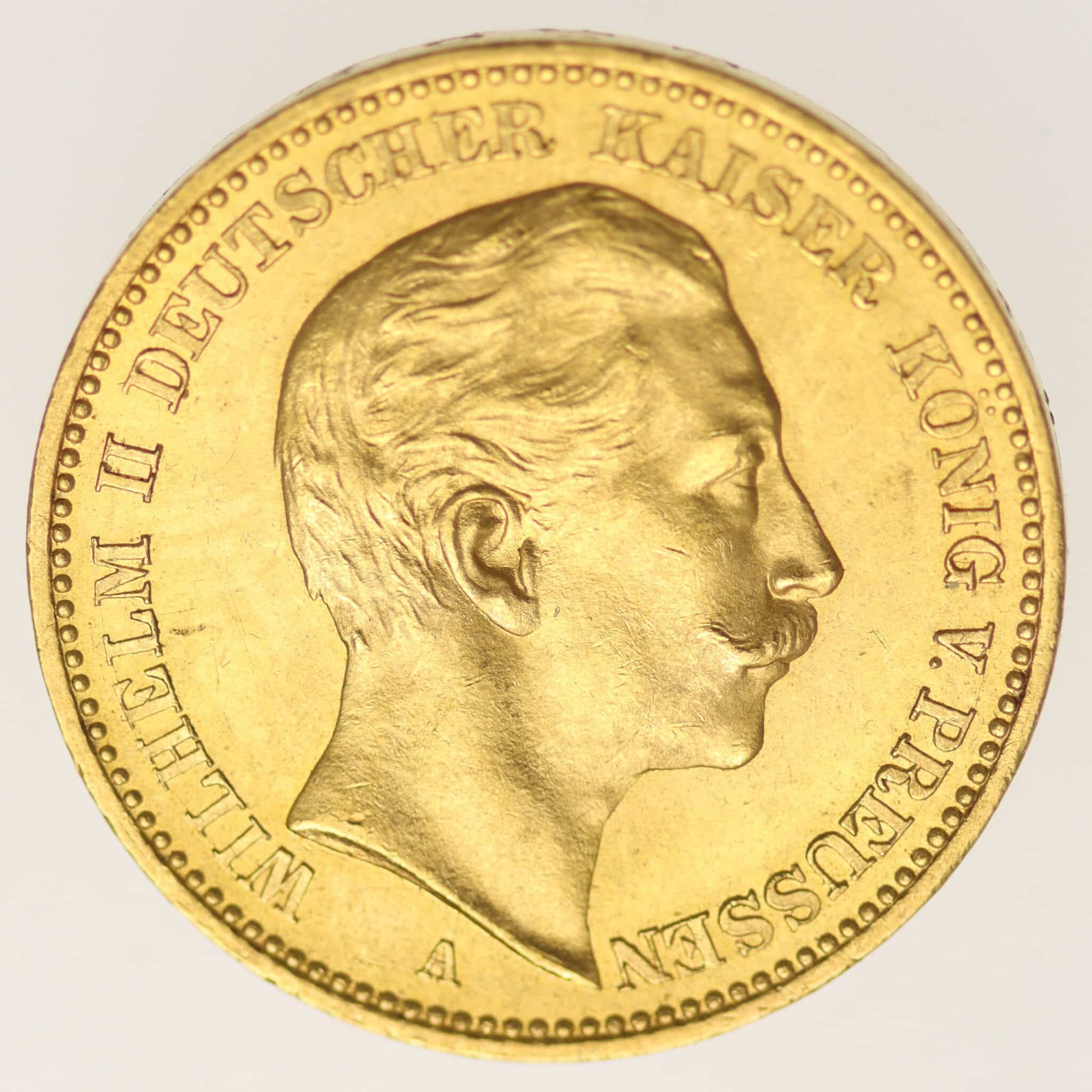 deutsches-kaiserreich-ab-1871 - Preussen Wilhelm II. 20 Mark 1893 A