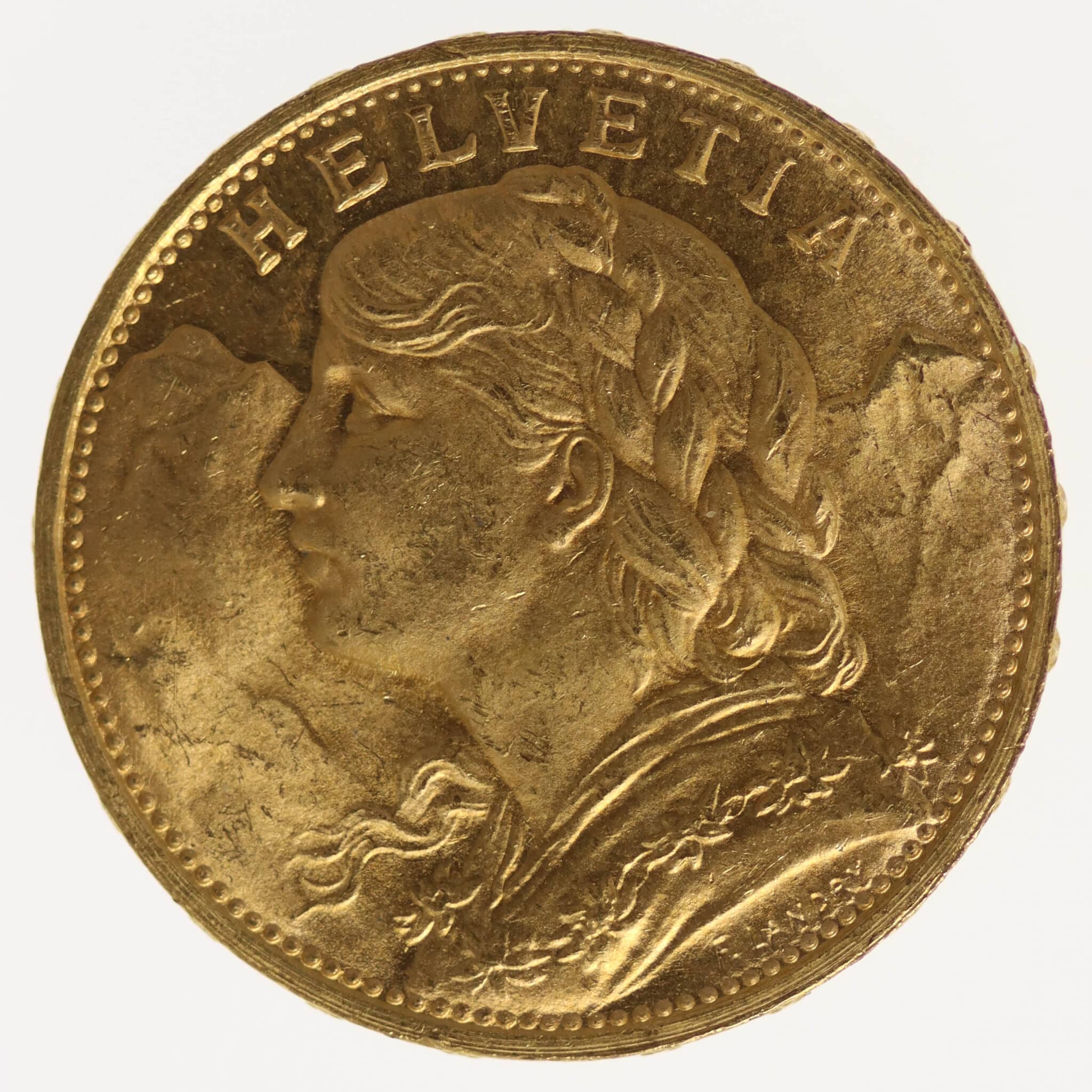 schweiz - Schweiz 20 Franken 1925 B Vreneli
