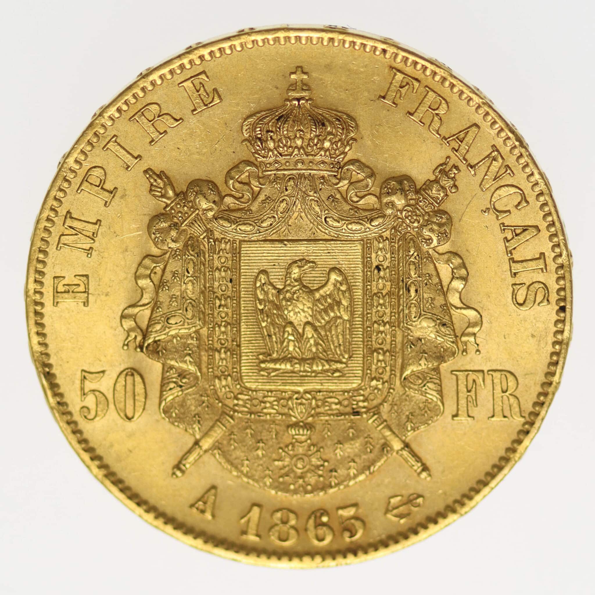 frankreich - Frankreich Napoleon III. 50 Francs 1865 A