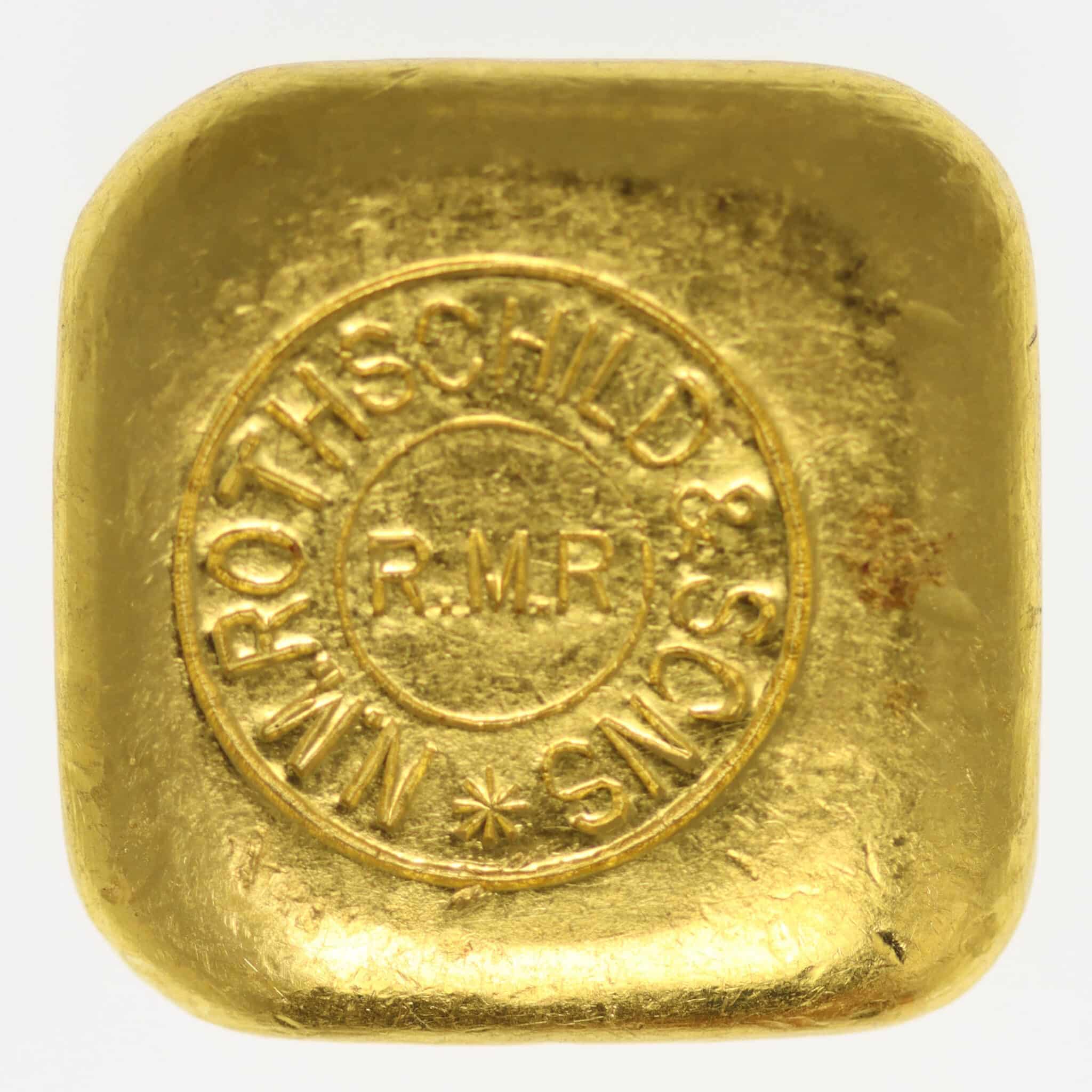 goldbarren - Goldbarren 50 Gramm Großbritannien N.M. Rothschild & Sons
