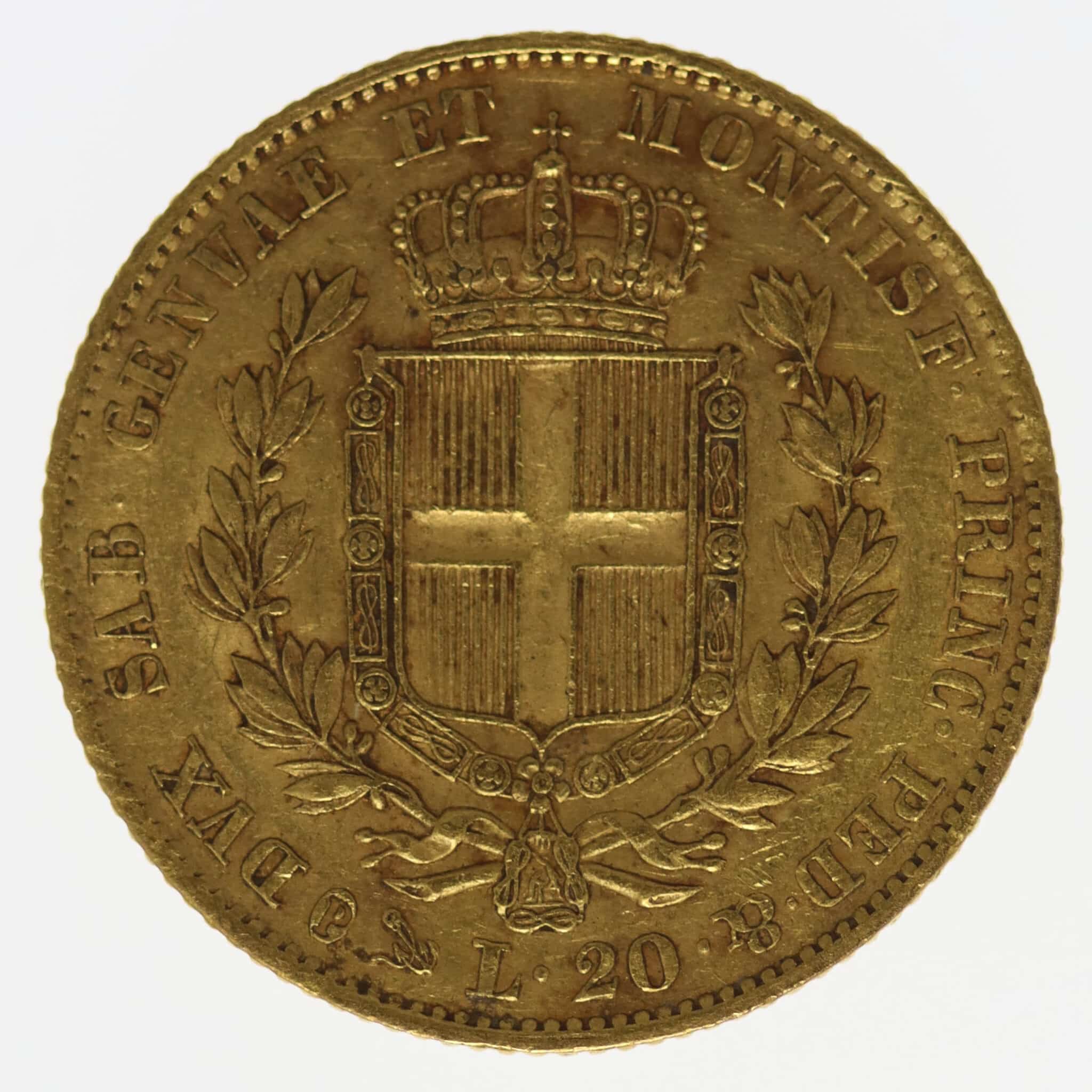 italien - Italien Sardinien Karl Albert 20 Lire 1841
