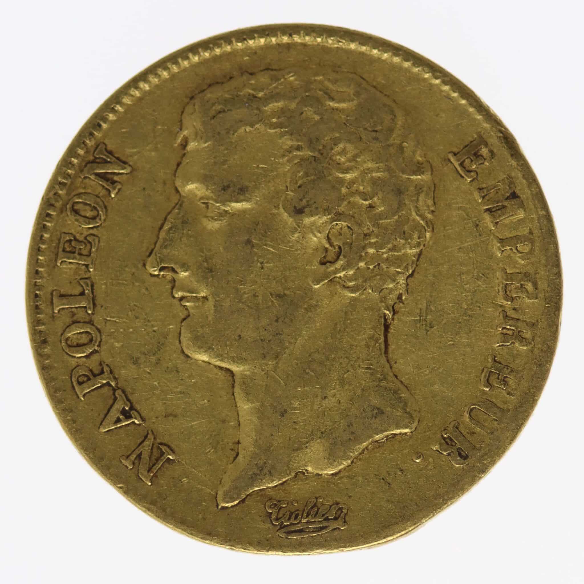 frankreich - Frankreich Napoleon I. 20 Francs AN 12 A