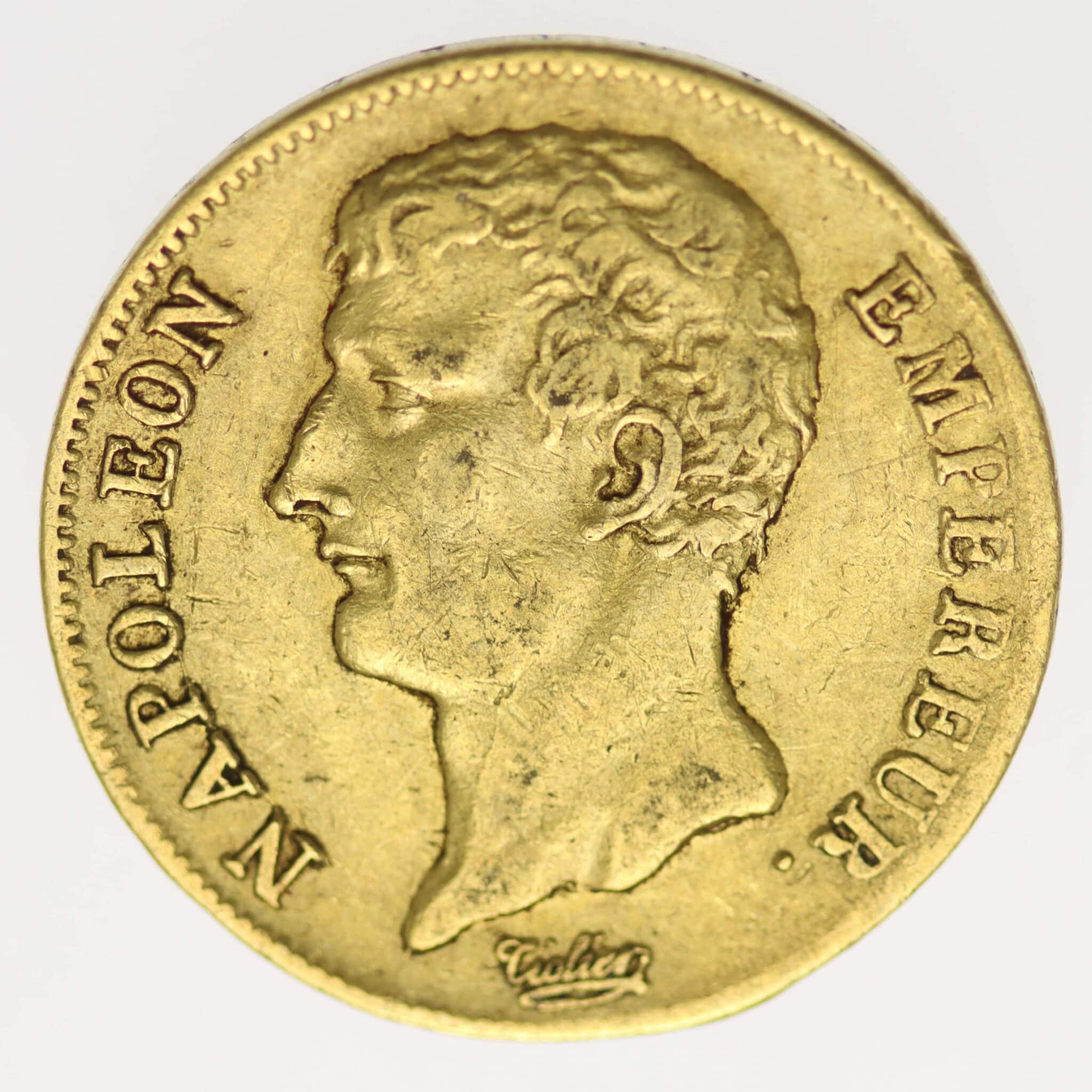 frankreich - Frankreich Napoleon I. 20 Francs AN 12 A