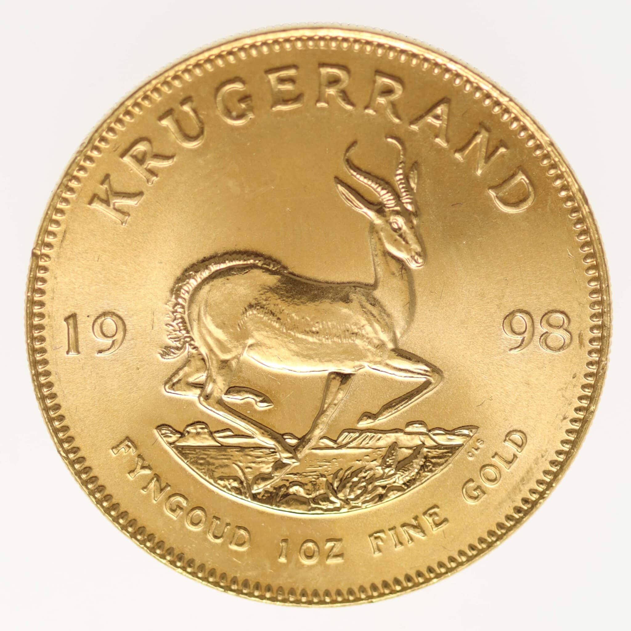 suedafrika - Südafrika Krügerrand 1 Unze 1998