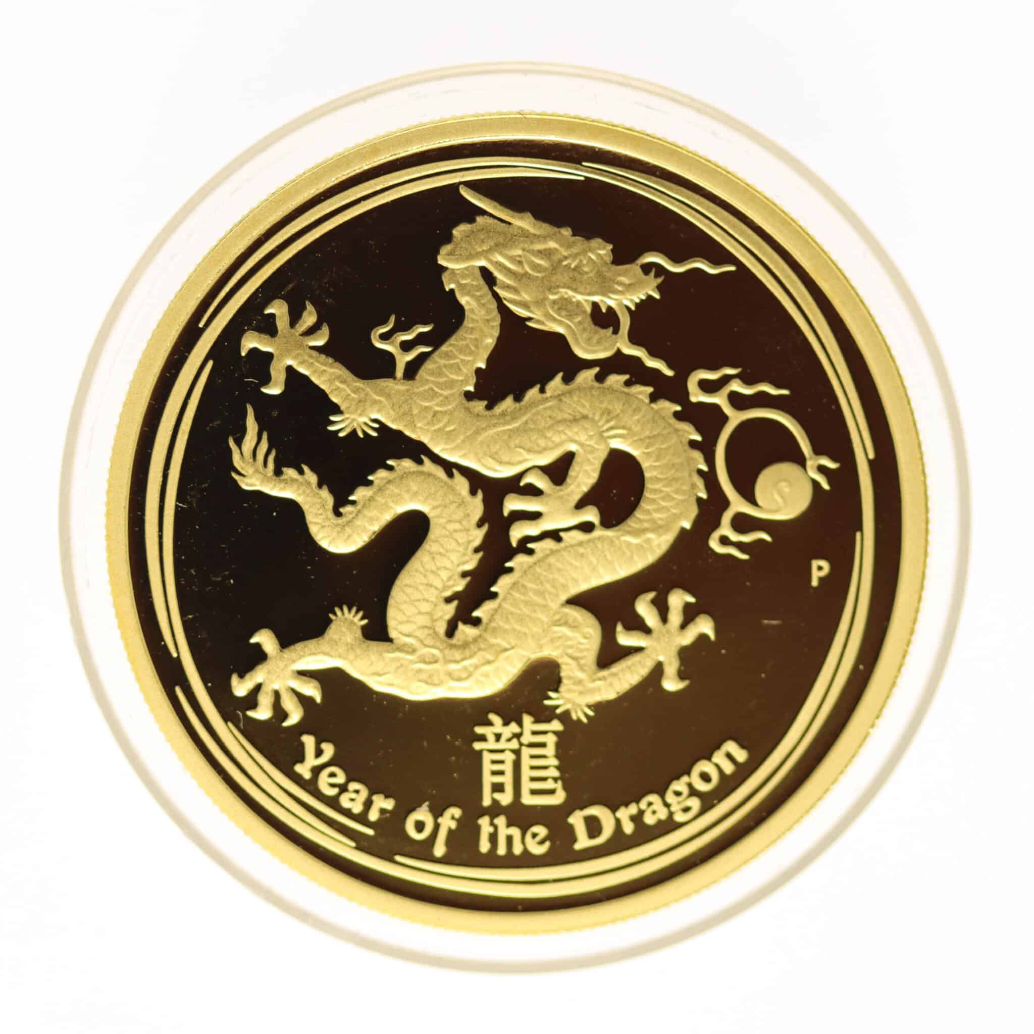 australien - Australien Elisabeth II. 100 Dollars 2012 Lunar II Drache