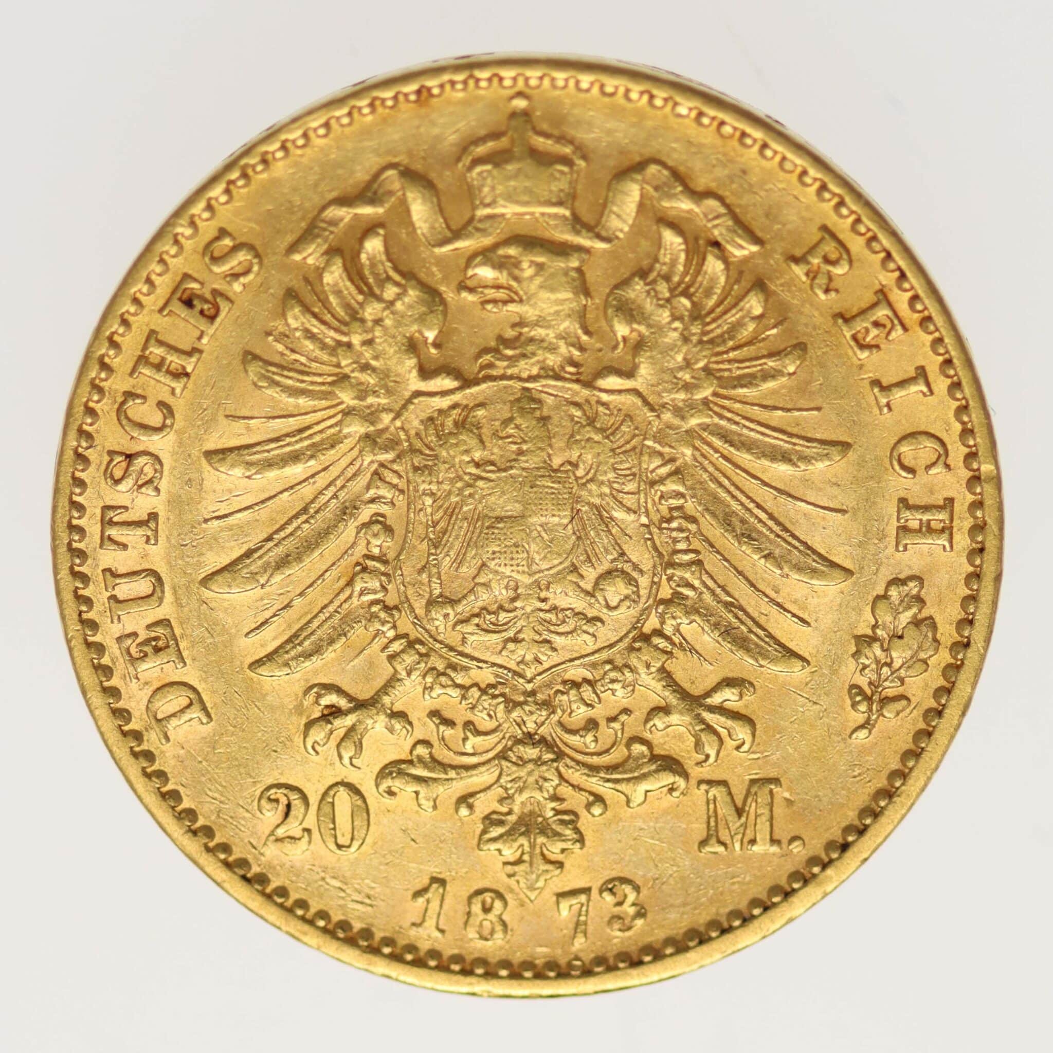 deutsches-kaiserreich-ab-1871 - Bayern Ludwig II. 20 Mark 1873