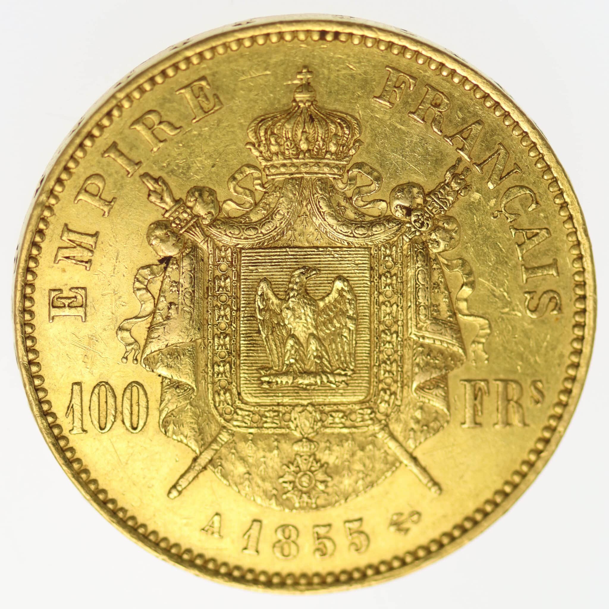 frankreich - Frankreich Napoleon III. 100 Francs 1855 A