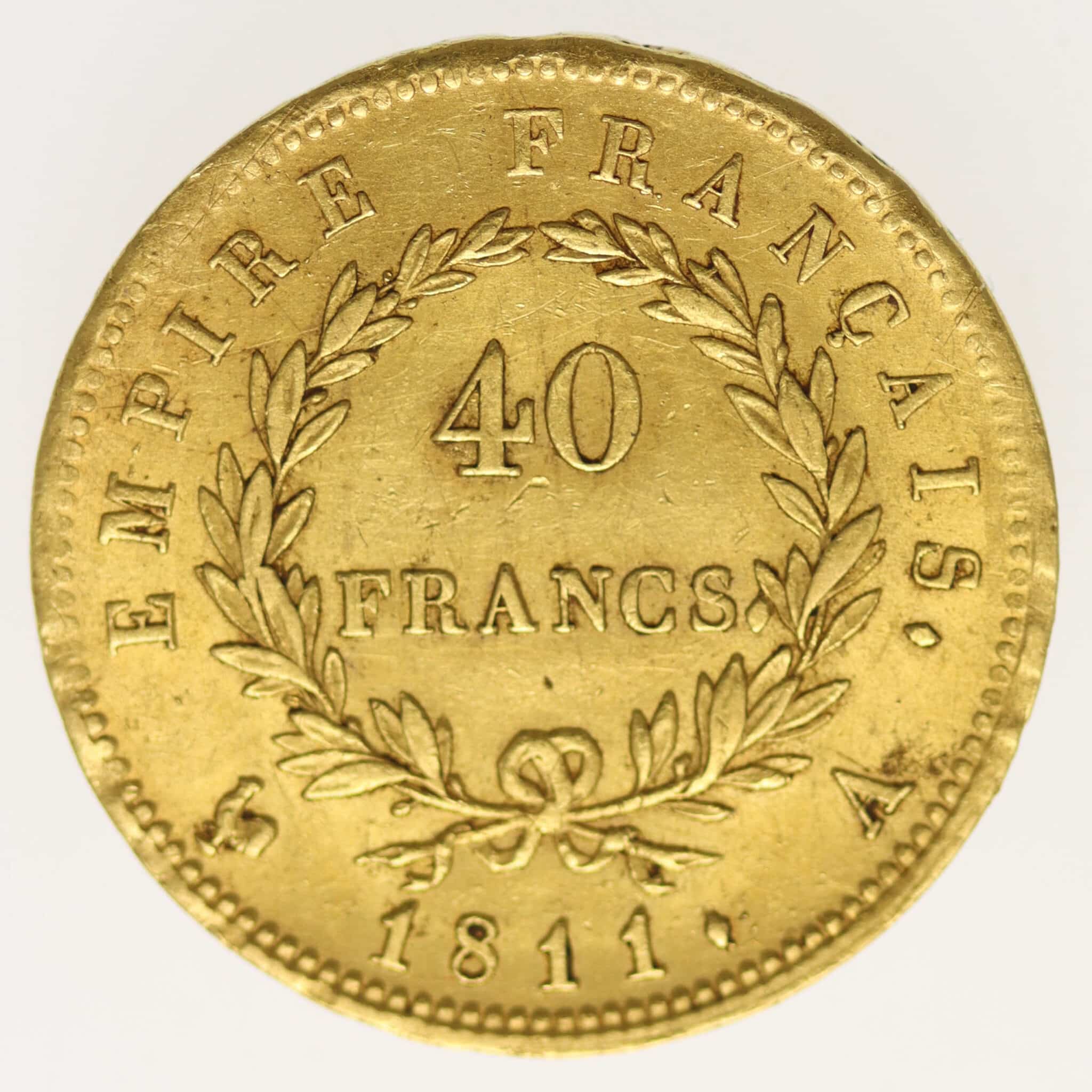 frankreich - Frankreich Napoleon I. 40 Francs 1811 A