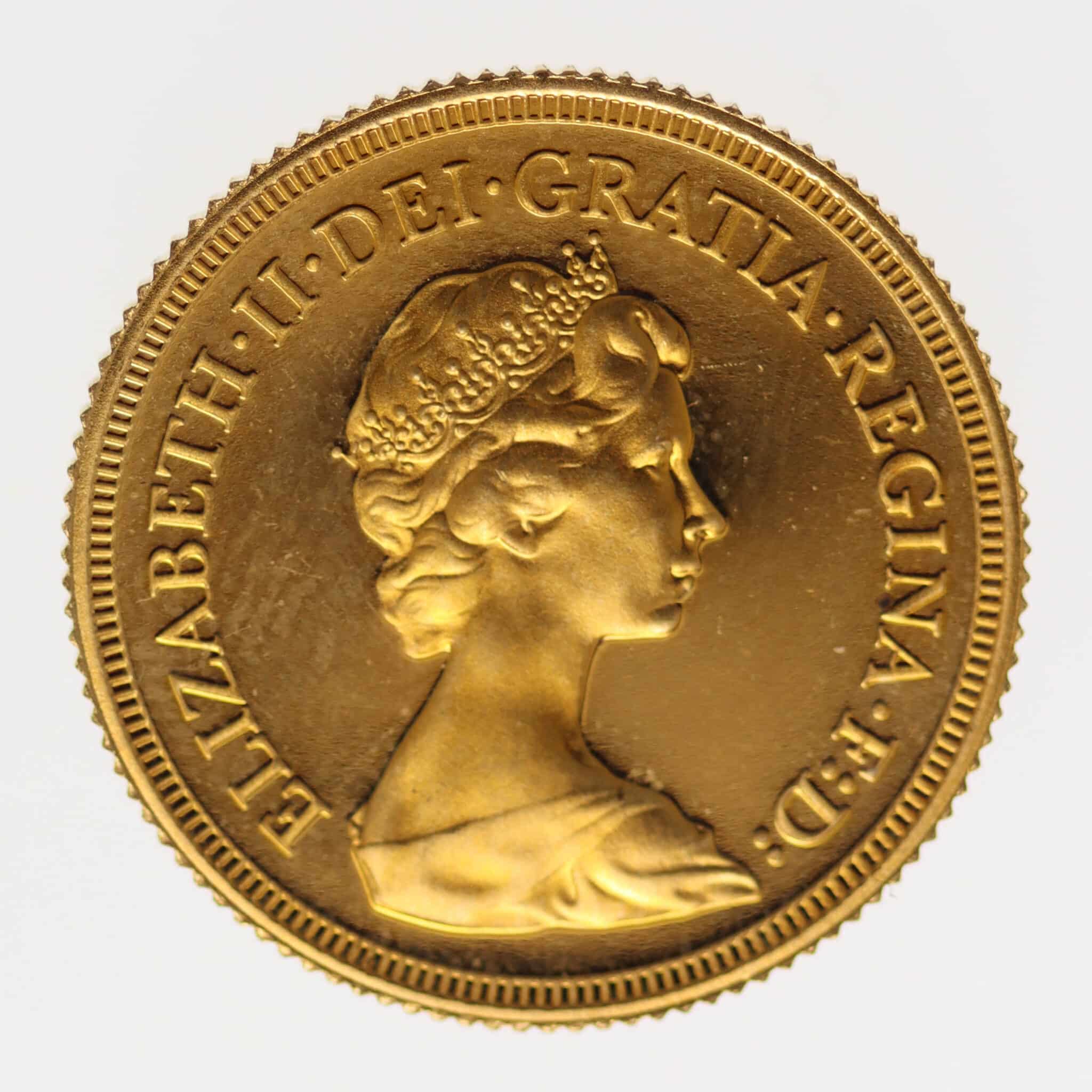 grossbritannien - Großbritannien Elisabeth II. Sovereign 1979