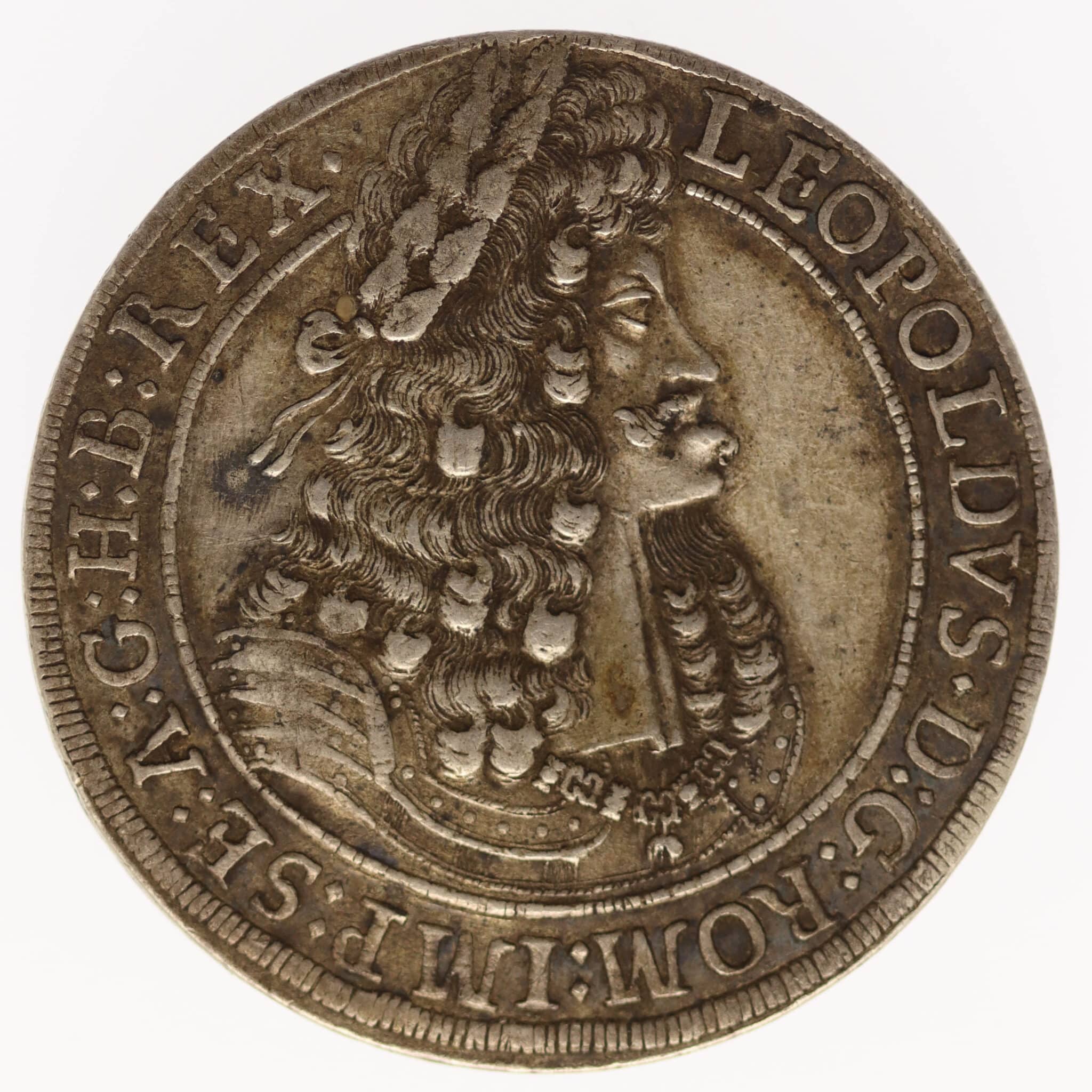 oesterreich-silbermuenzen-uebriges-europa - Österreich Habsburg Leopold I. Taler 1704