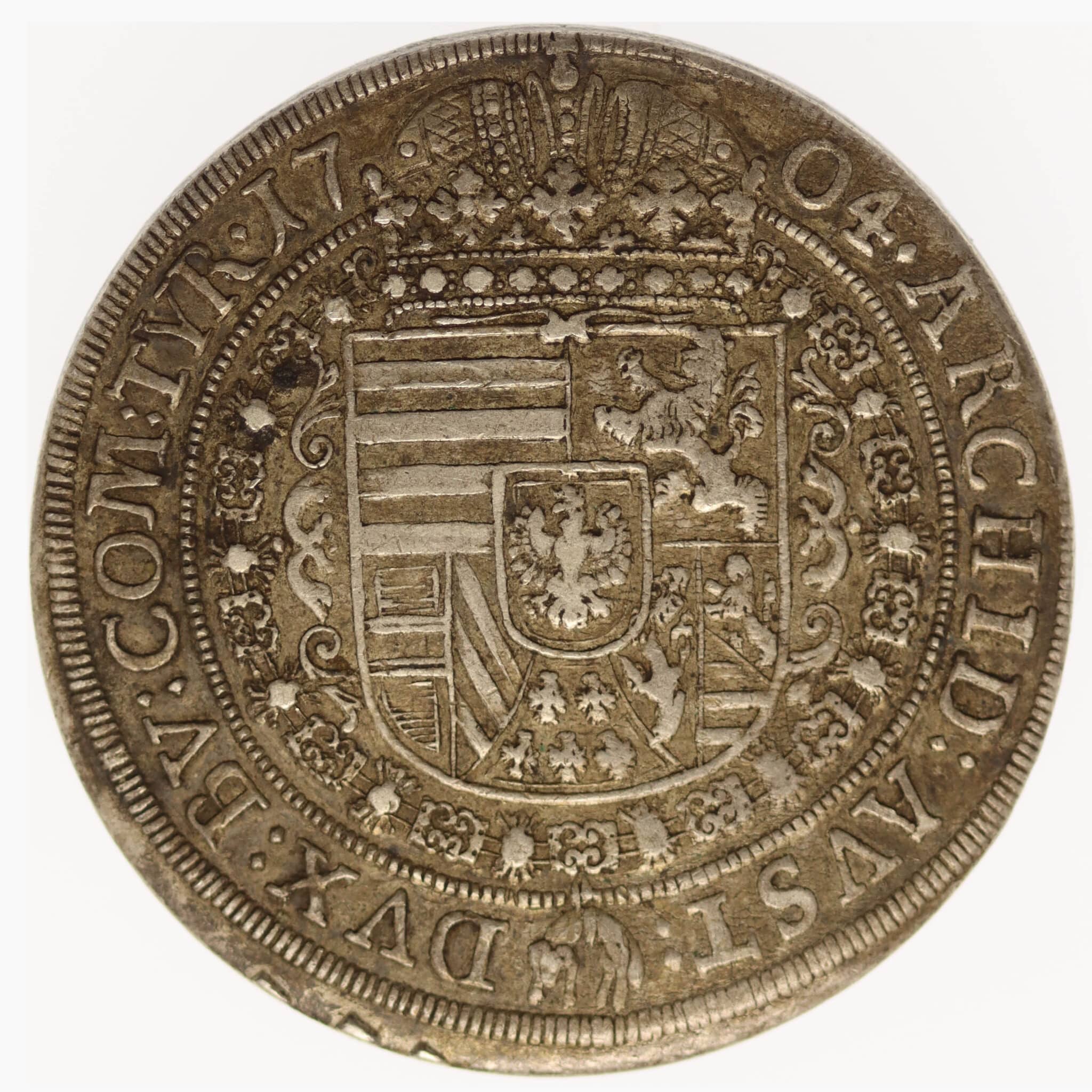 oesterreich-silbermuenzen-uebriges-europa - Österreich Habsburg Leopold I. Taler 1704