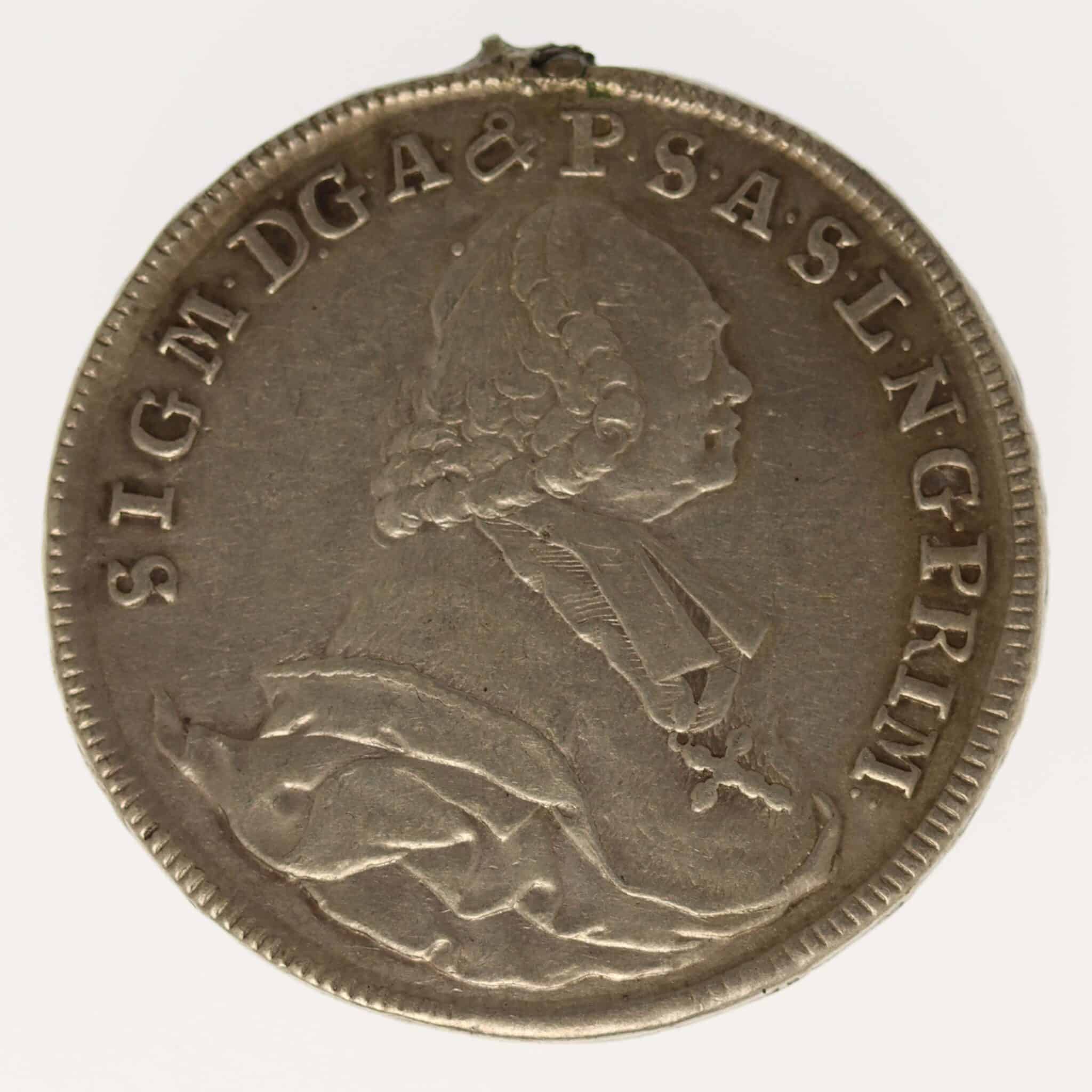 oesterreich-silbermuenzen-uebriges-europa - Österreich Salzburg Sigismund III. Graf Schrattenbach Taler 1768