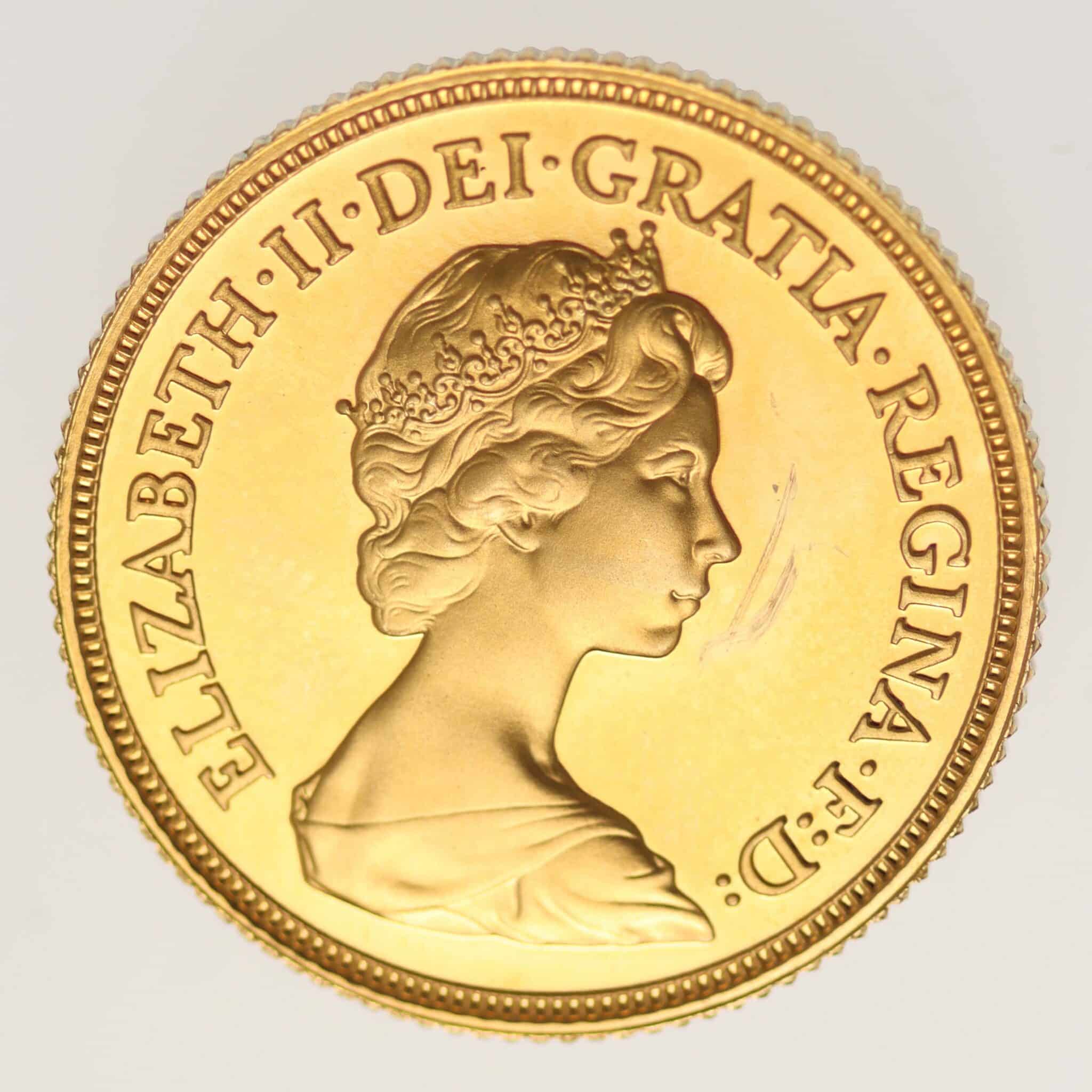 grossbritannien - Großbritannien Elisabeth II. Sovereign 1984