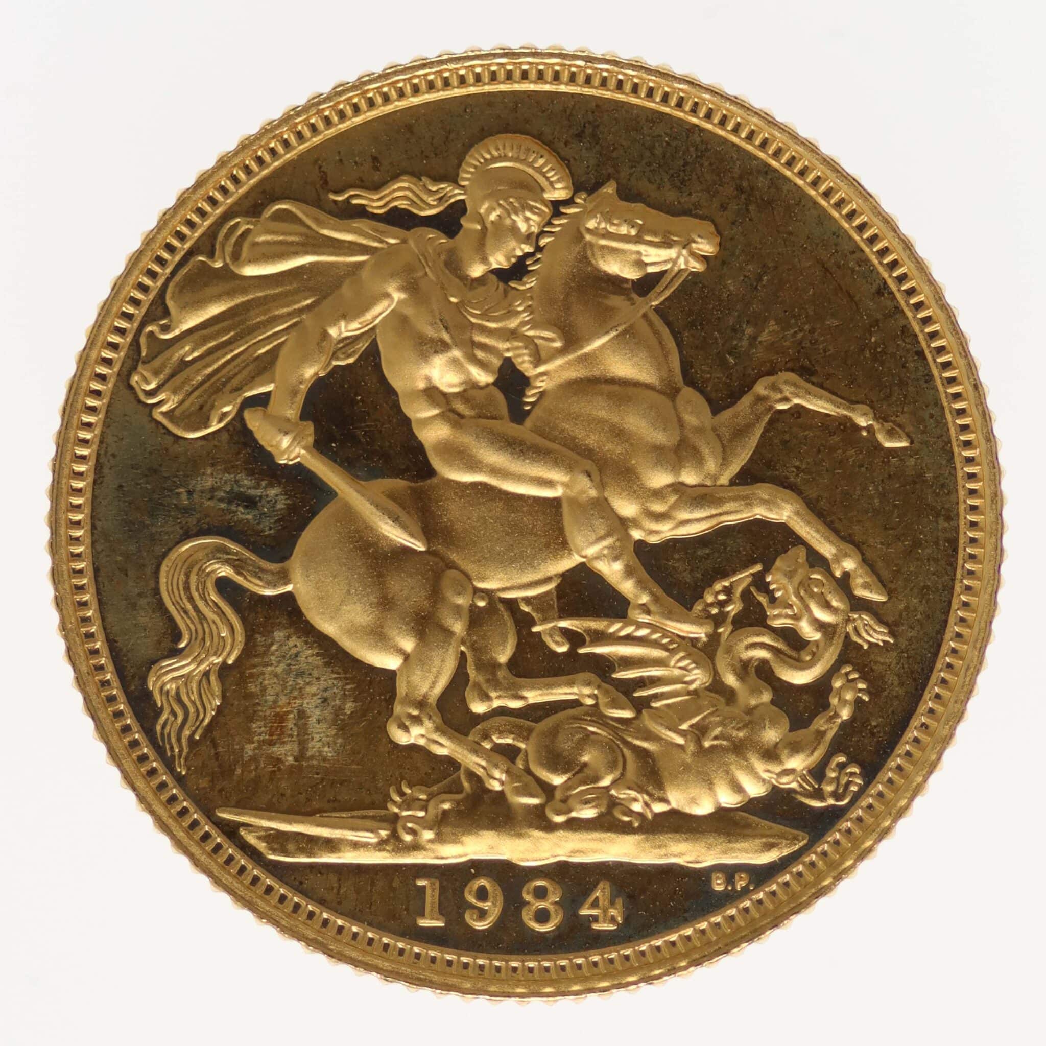 grossbritannien - Großbritannien Elisabeth II. Sovereign 1984