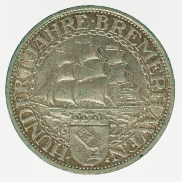 proaurum-weimarer_republik_3_reichsmark_bremer_haven_1927_12899_2