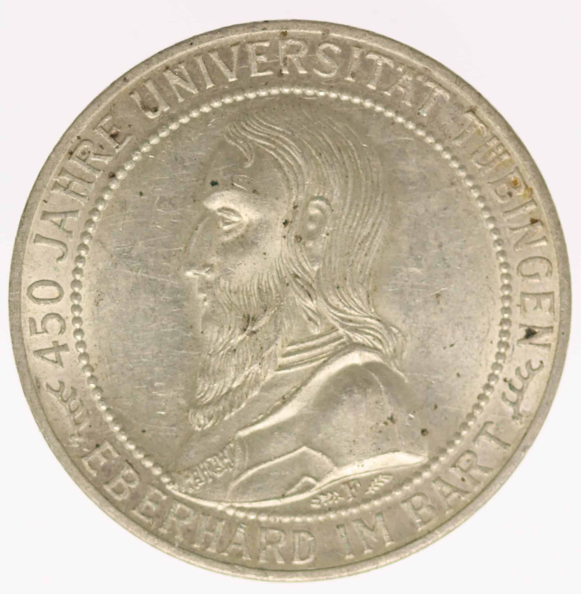 weimarer-republik-deutsche-silbermuenzen - Weimarer Republik 5 Reichsmark 1927 Uni Tübingen