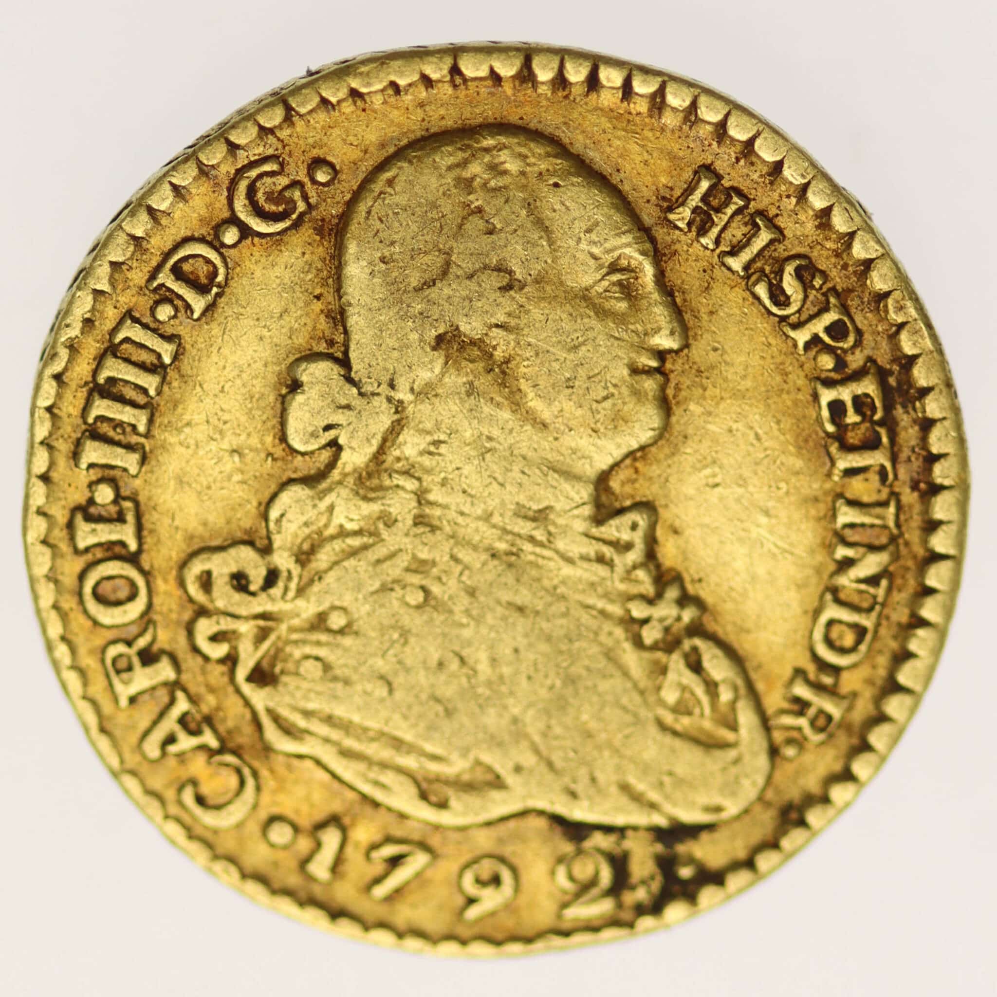 spanien - Kolumbien Carlos IV. Escudo 1792