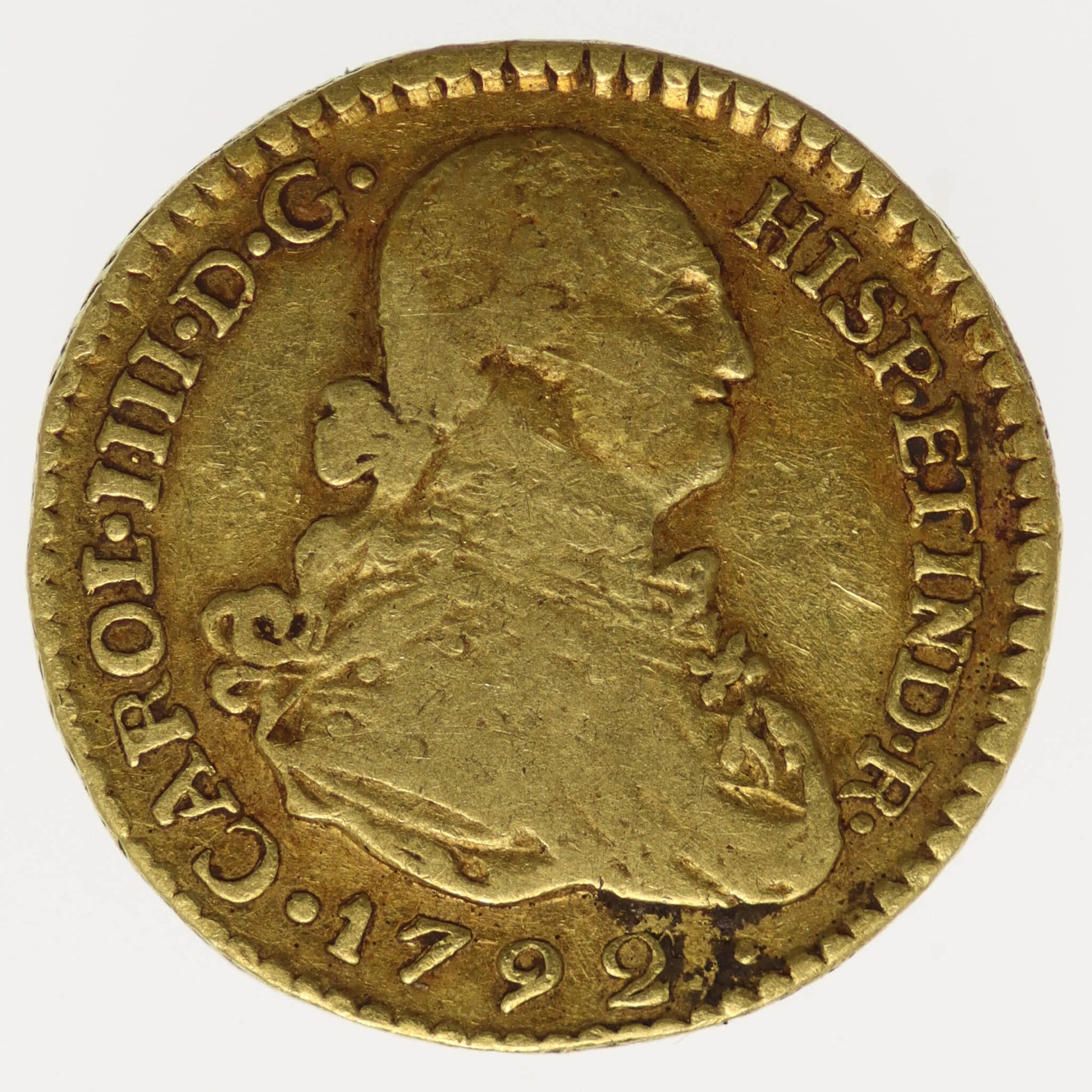 spanien - Kolumbien Carlos IV. Escudo 1792