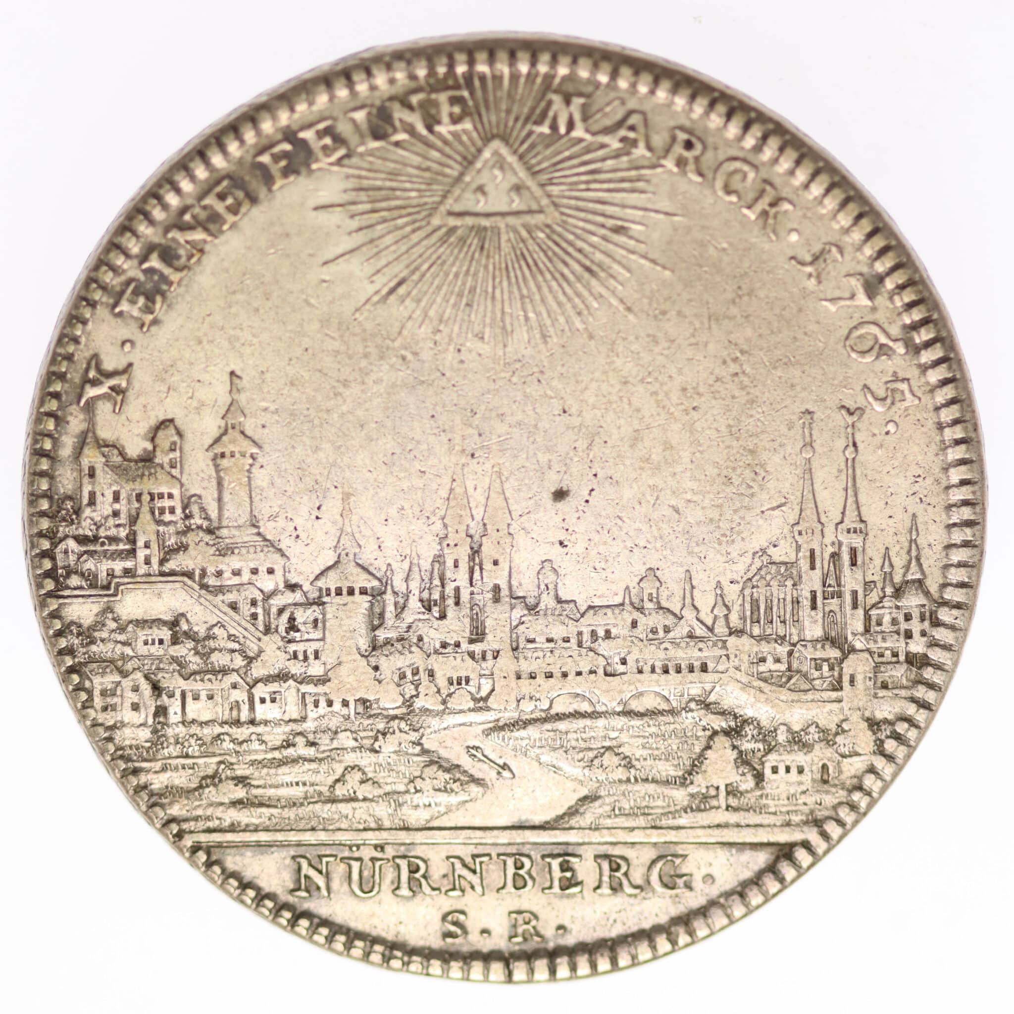 altdeutschland-deutsche-silbermuenzen - Nürnberg Stadt Taler 1765