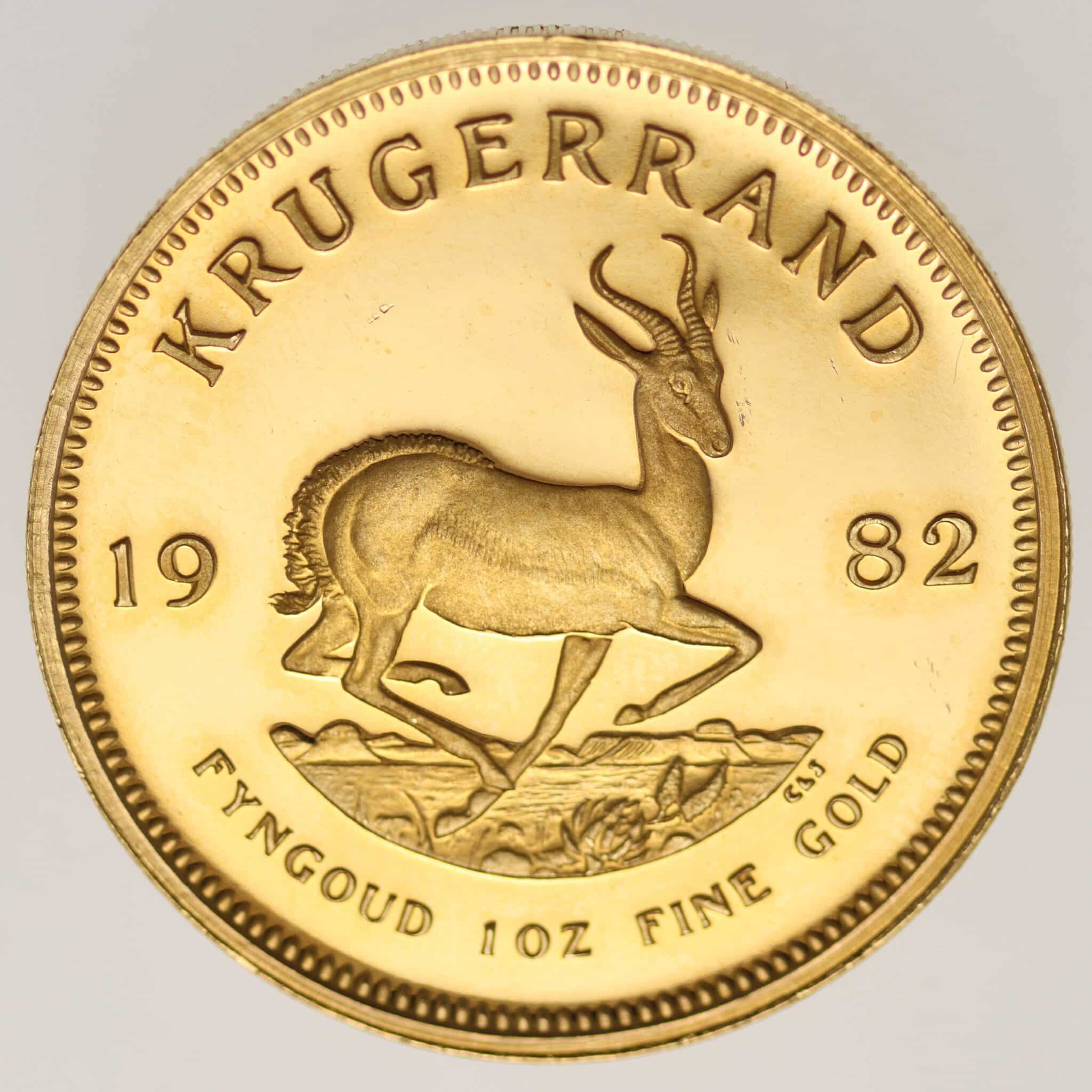 suedafrika - Südafrika Krügerrand 1 Unze 1982