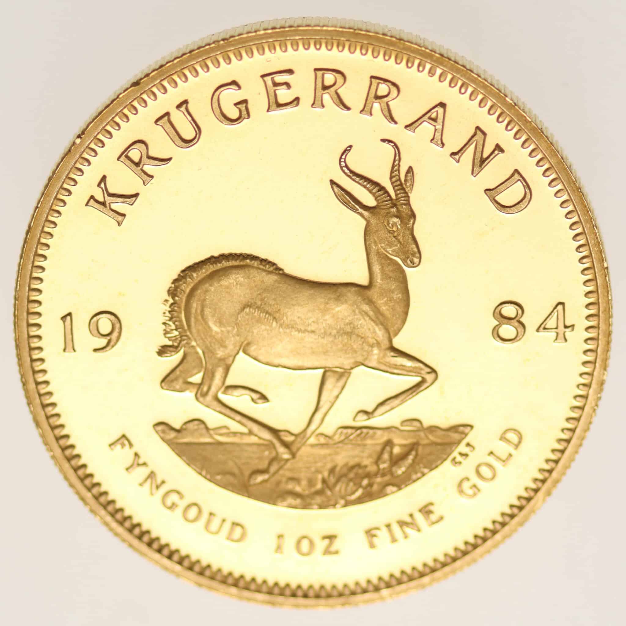 suedafrika - Südafrika Krügerrand 1 Unze 1984