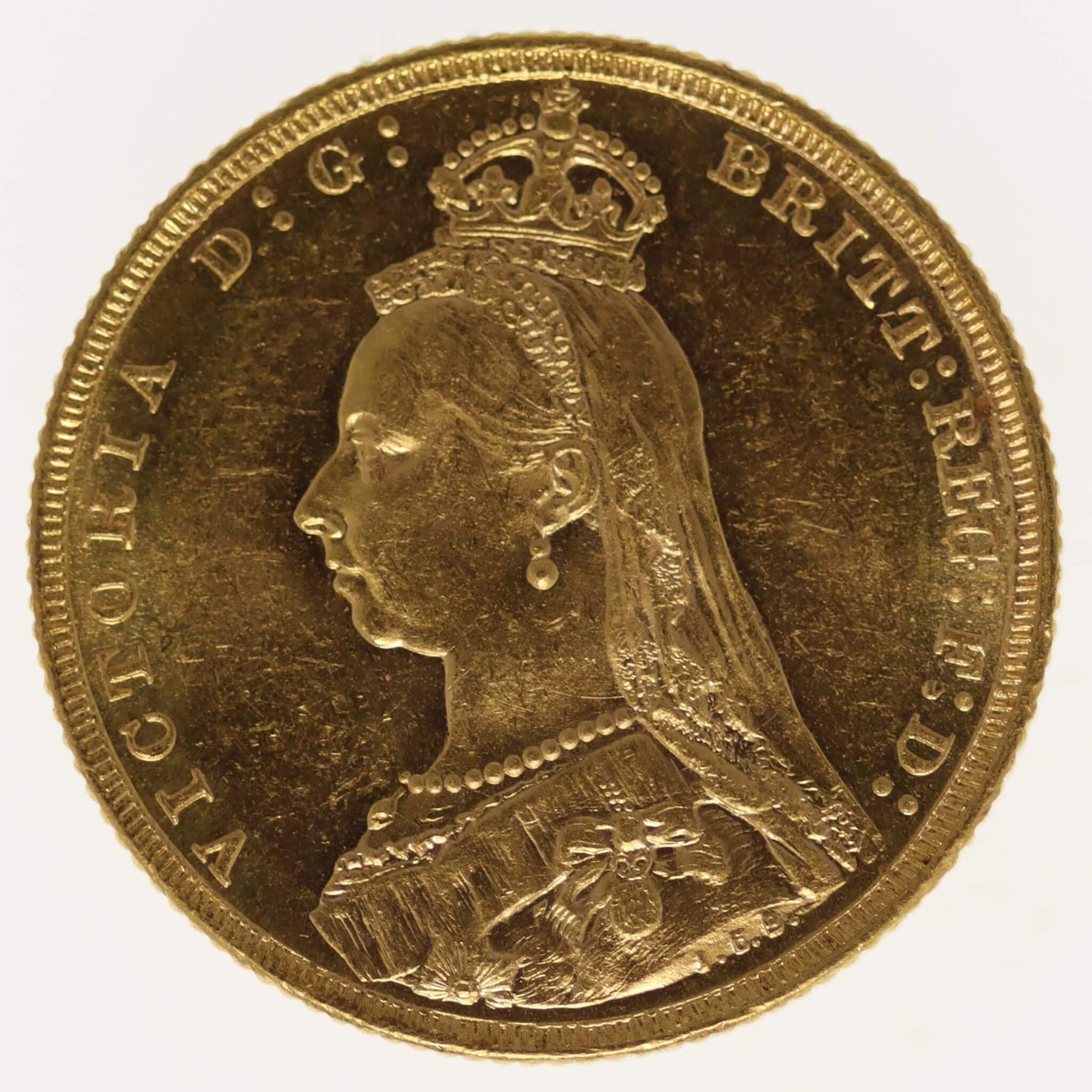 grossbritannien - Australien Victoria Sovereign 1892 M