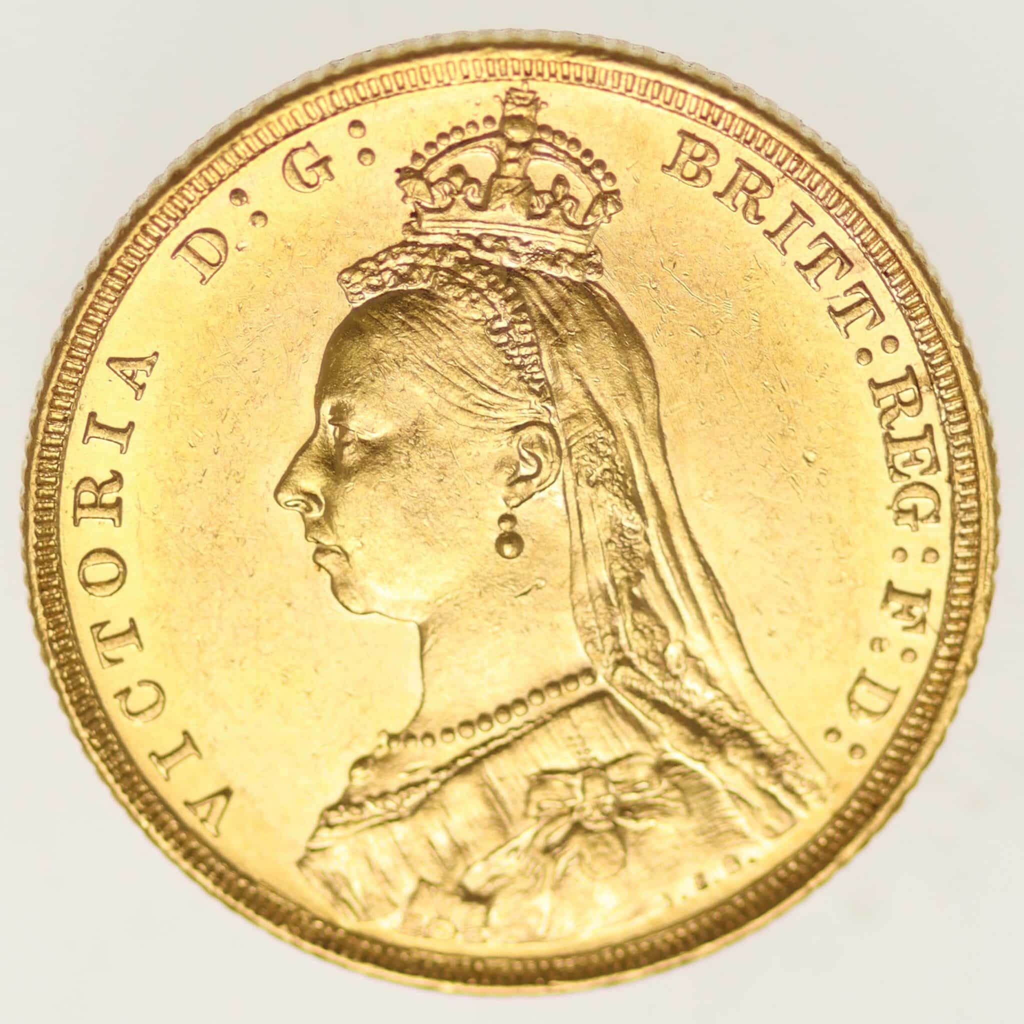 grossbritannien - Australien Victoria Sovereign 1892 M