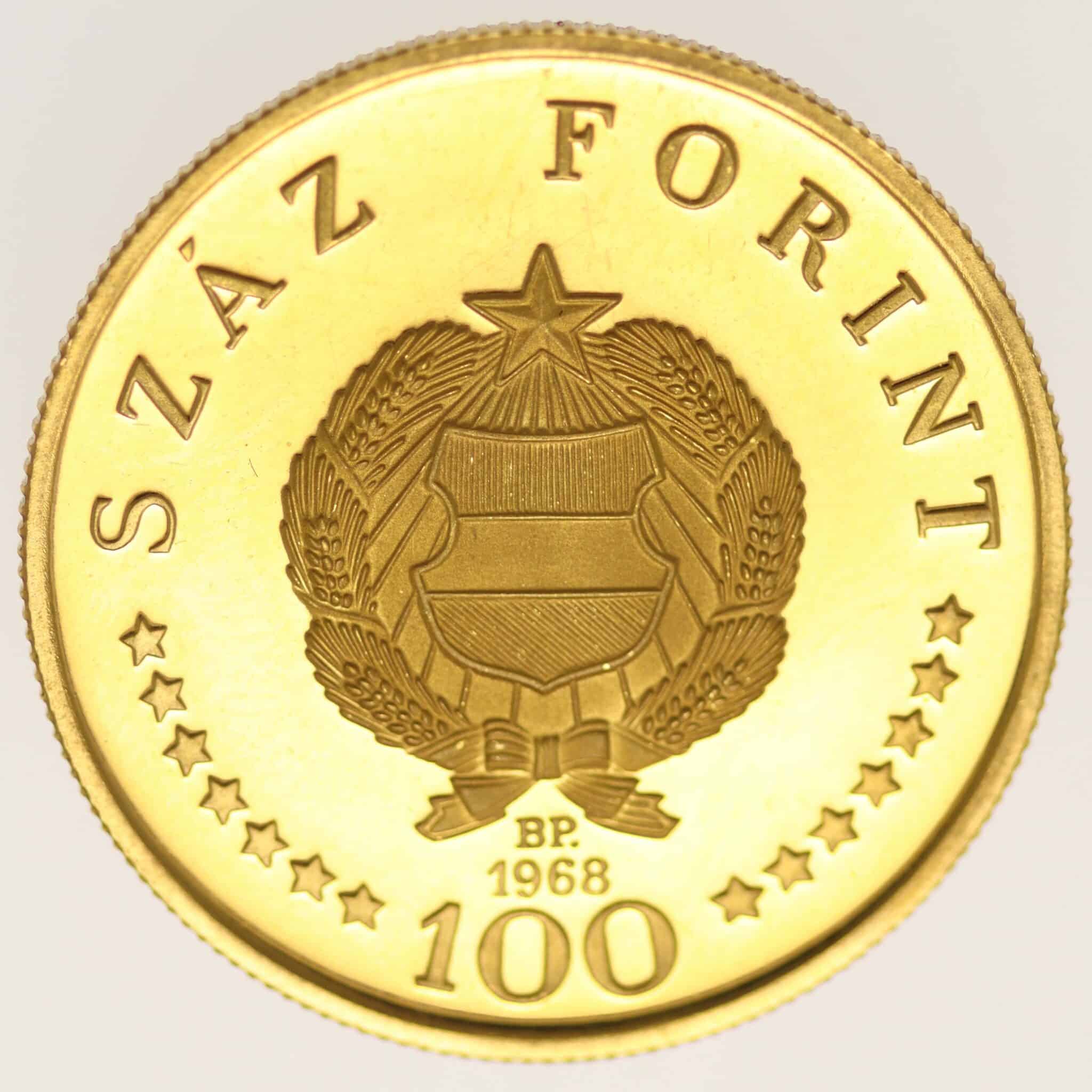 ungarn - Ungarn 100 Forint 1968