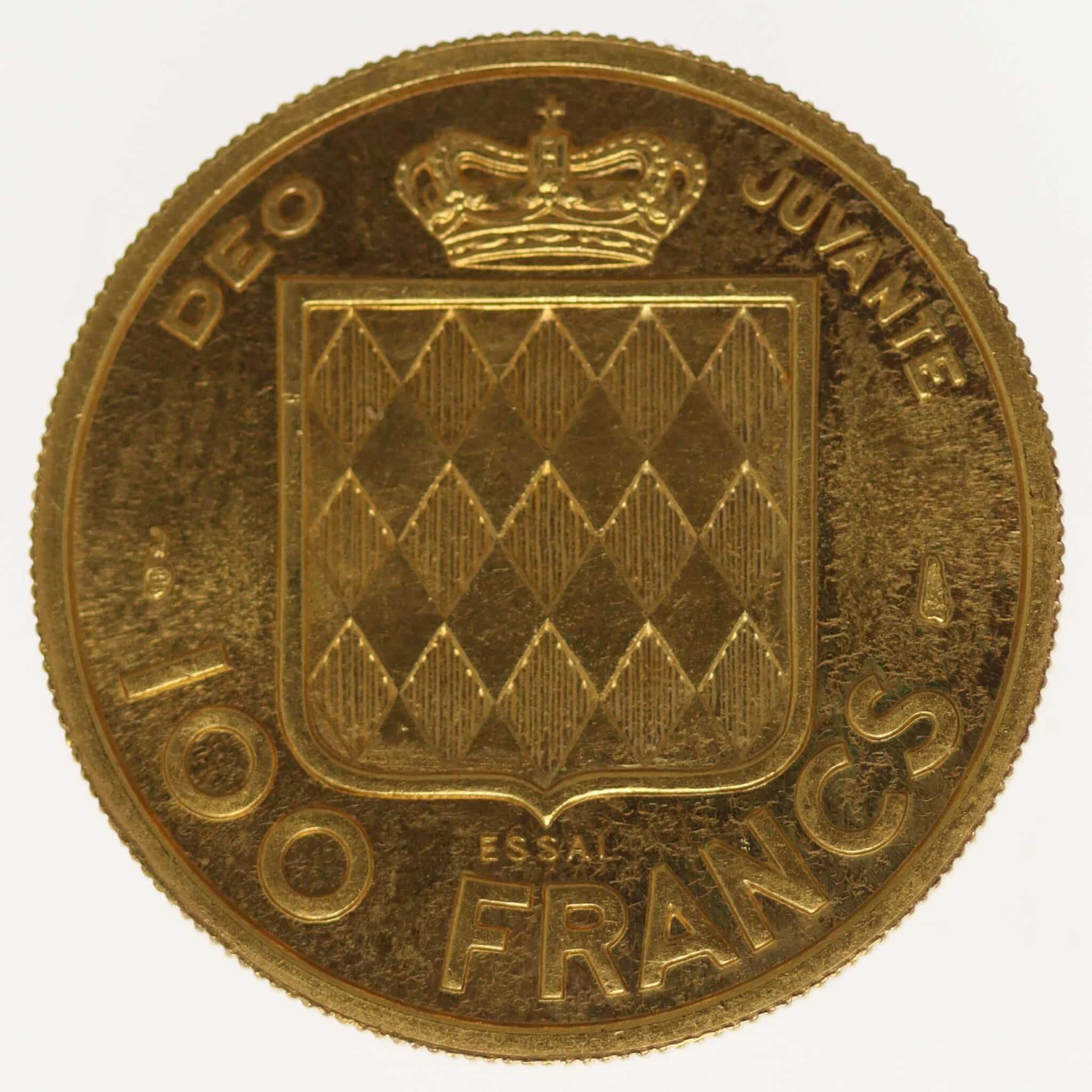 monaco - Monaco Rainer III. 100 Francs 1956