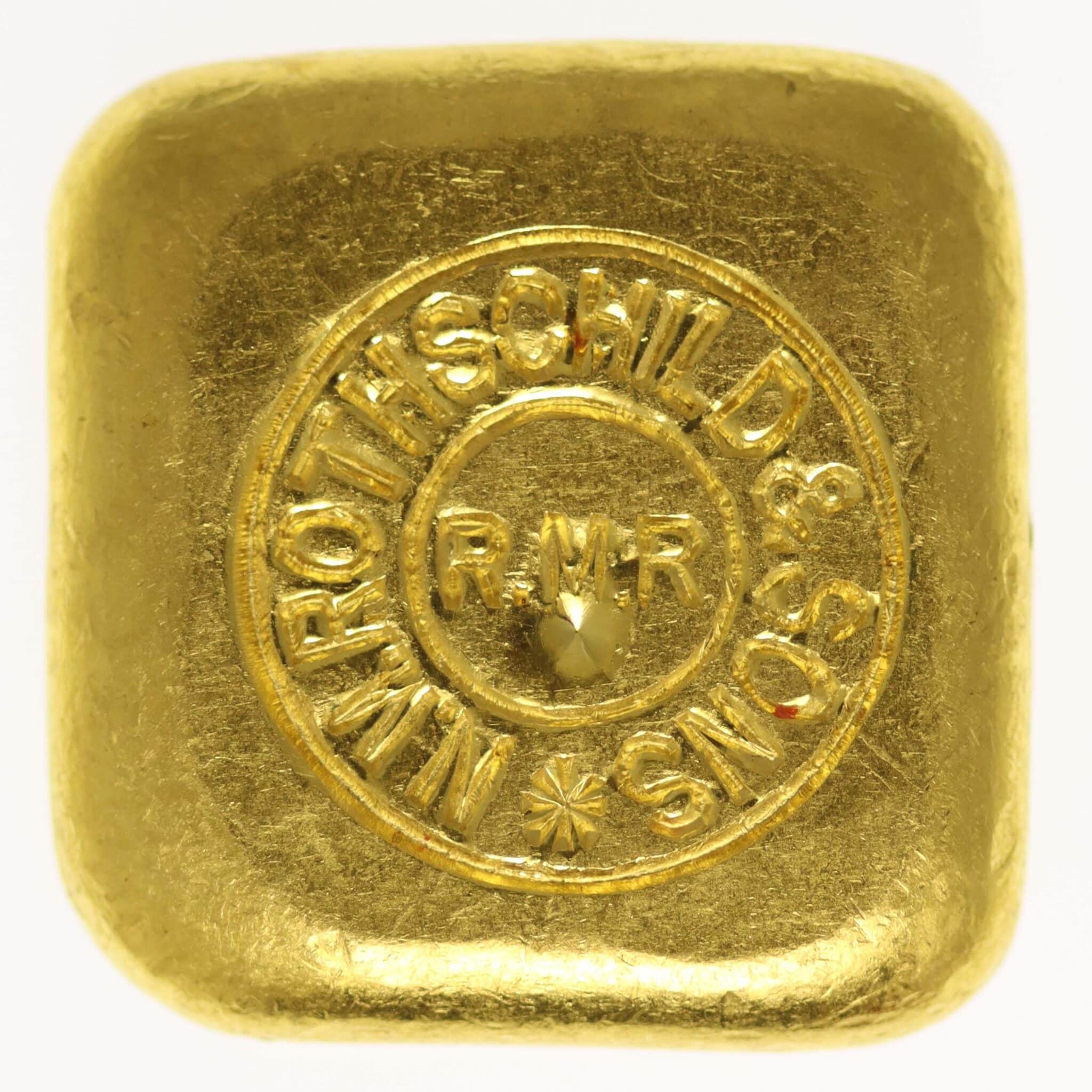 goldbarren - Goldbarren 50 Gramm Großbritannien N.M. Rothschild & Sons