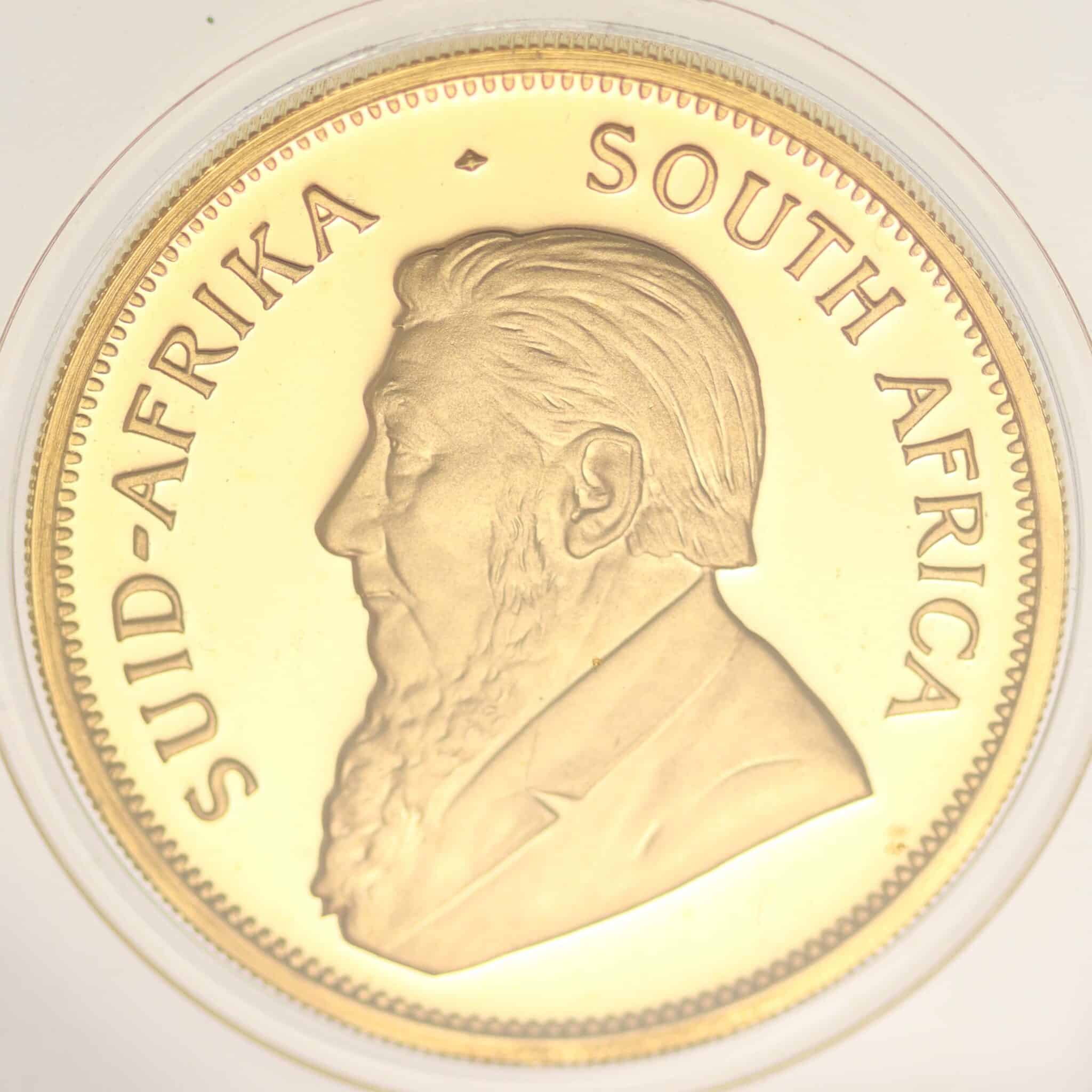 suedafrika - Südafrika Krügerrand 1 Unze 1980 proof