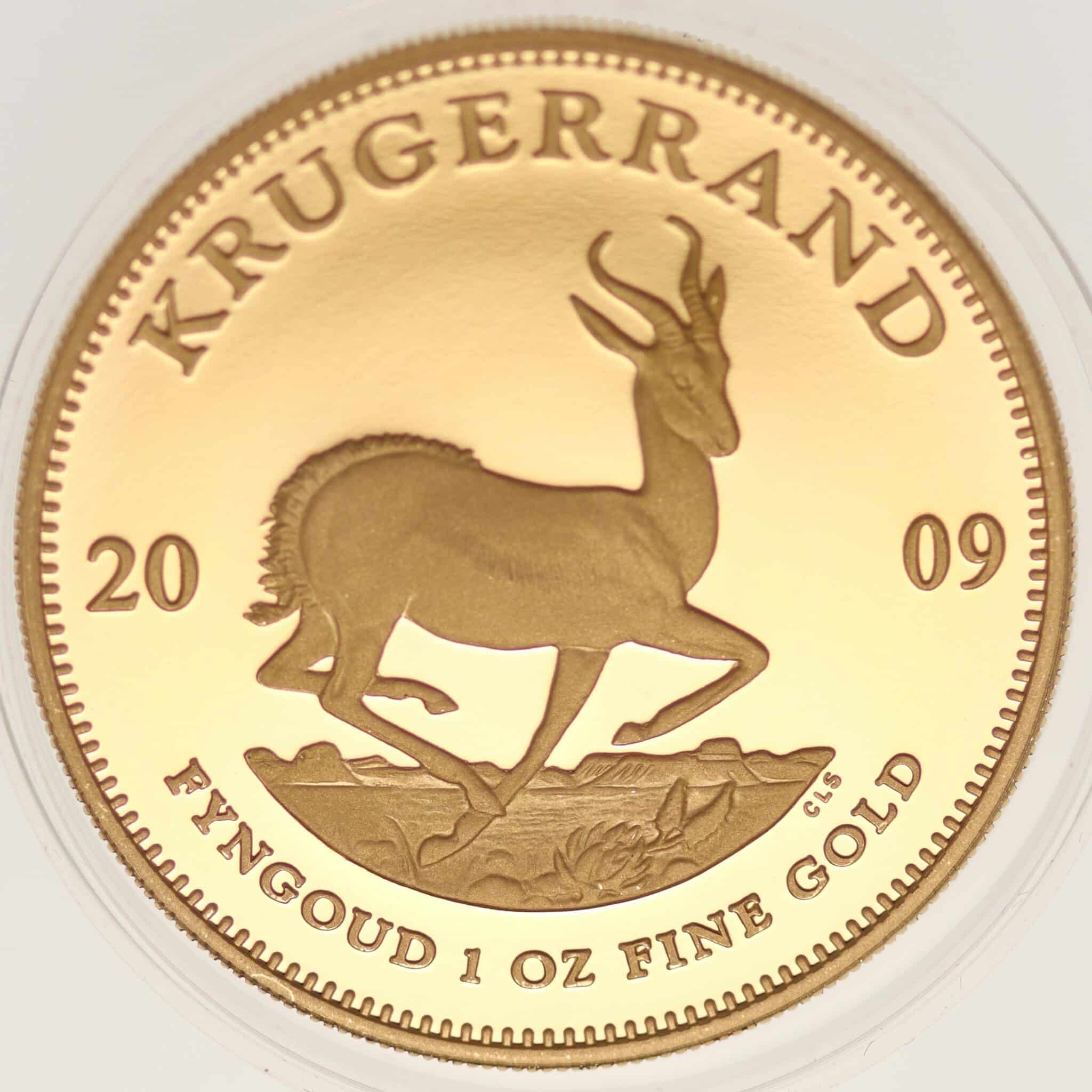 suedafrika - Südafrika Krügerrand 1 Unze 2009 proof