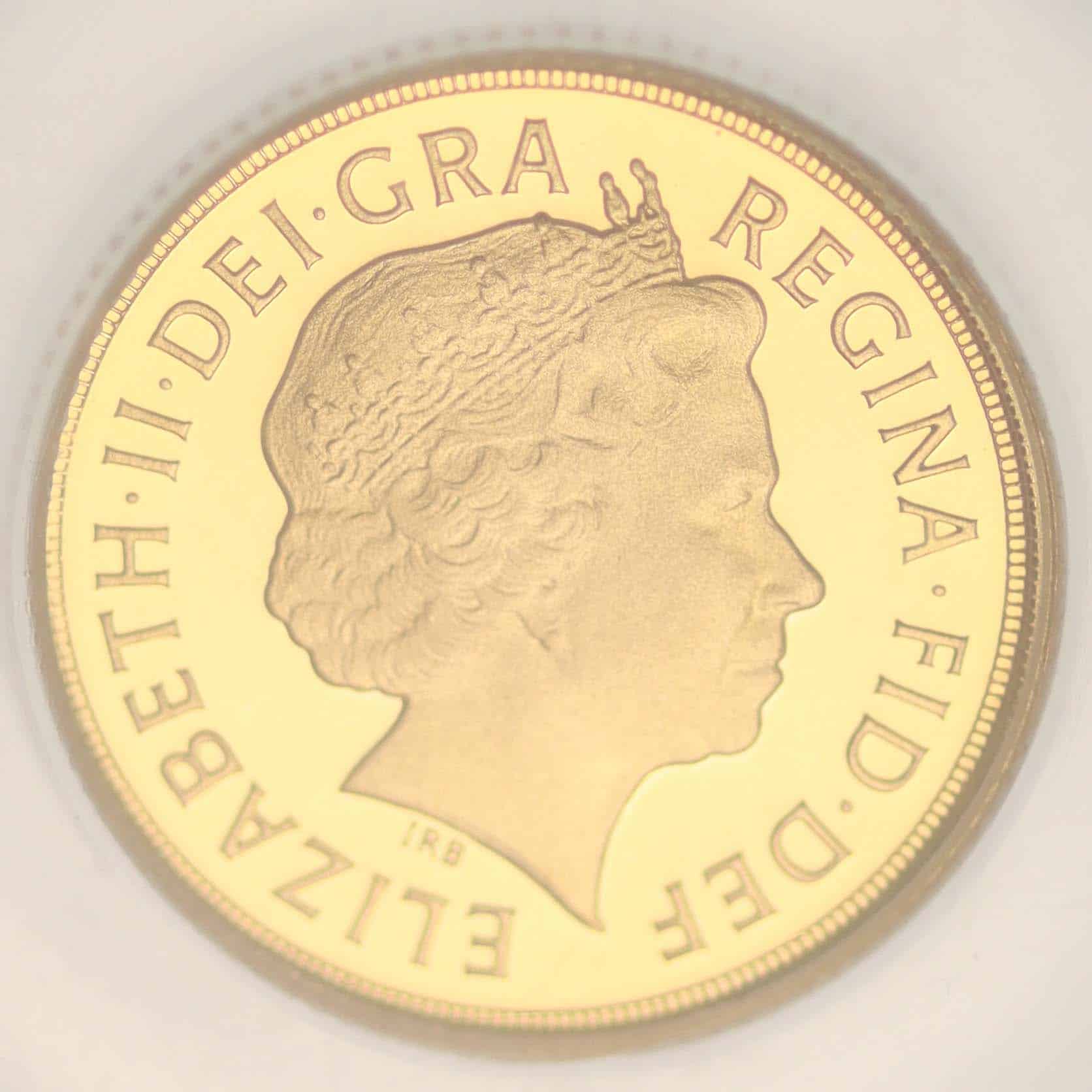 grossbritannien - Großbritannien Elisabeth II. 1/4 Sovereign 2011