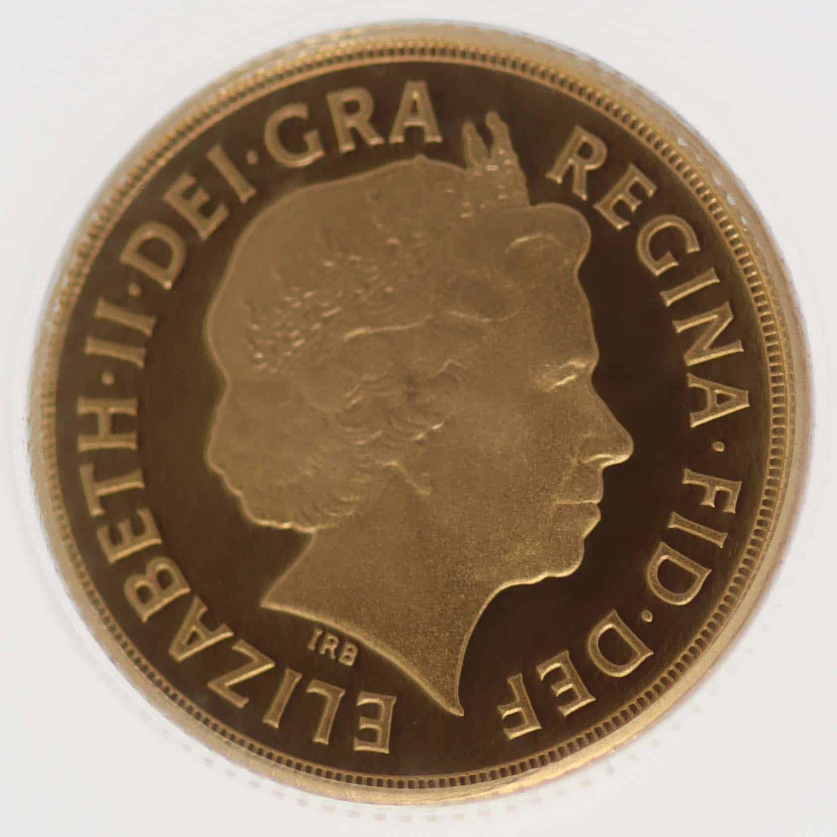 grossbritannien - Großbritannien Elisabeth II. 1/4 Sovereign 2011