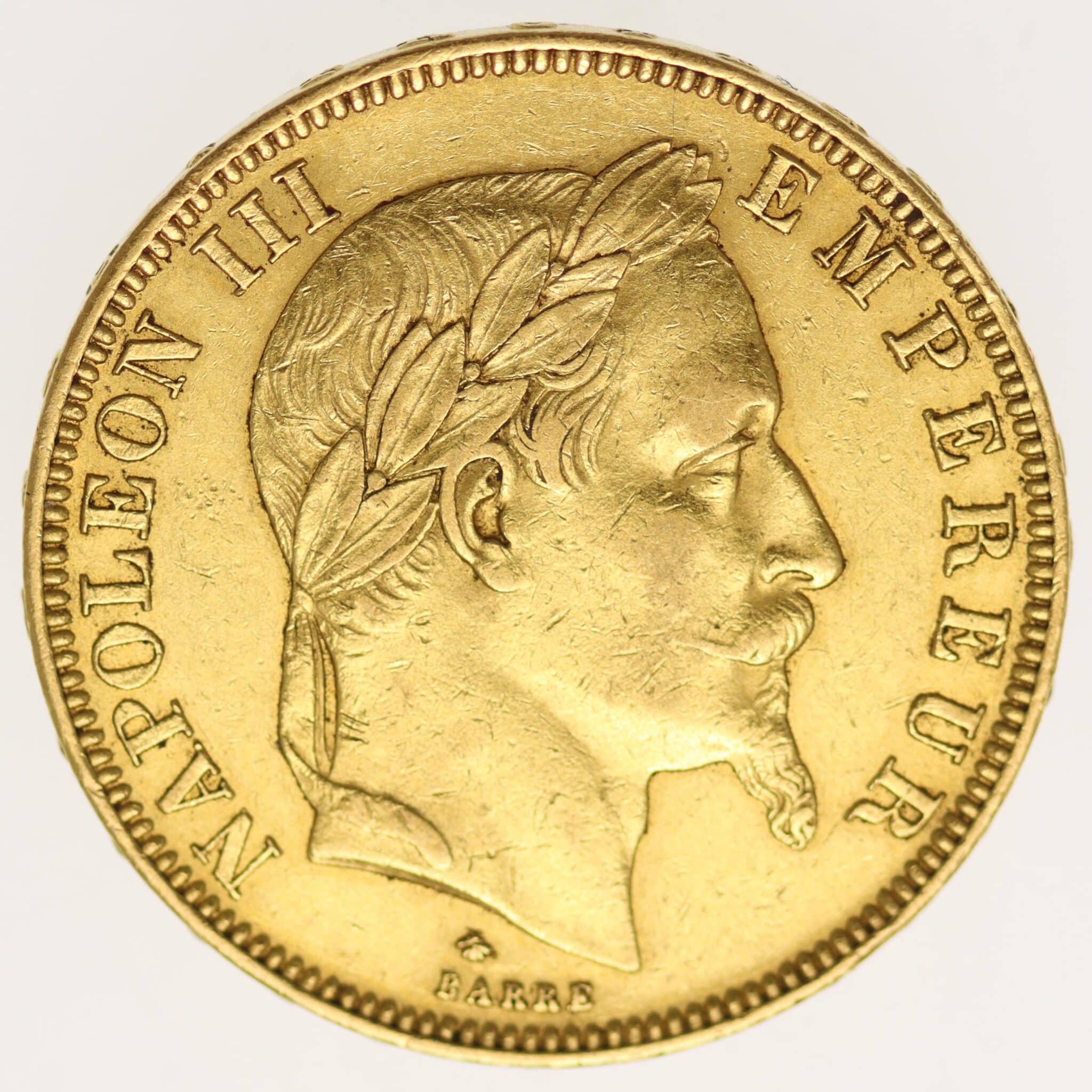 frankreich - Frankreich Napoleon III. 50 Francs 1866 A