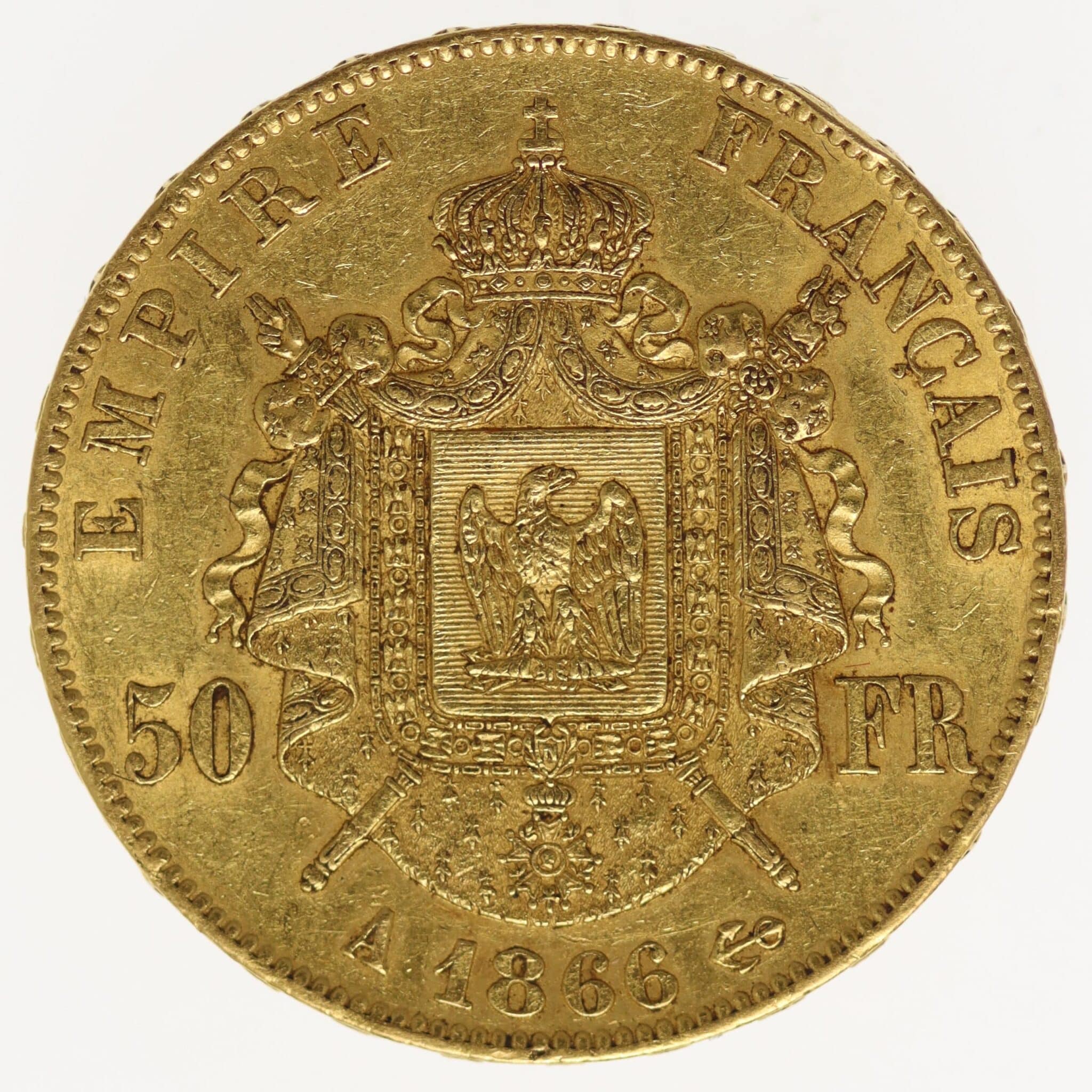 frankreich - Frankreich Napoleon III. 50 Francs 1866 A