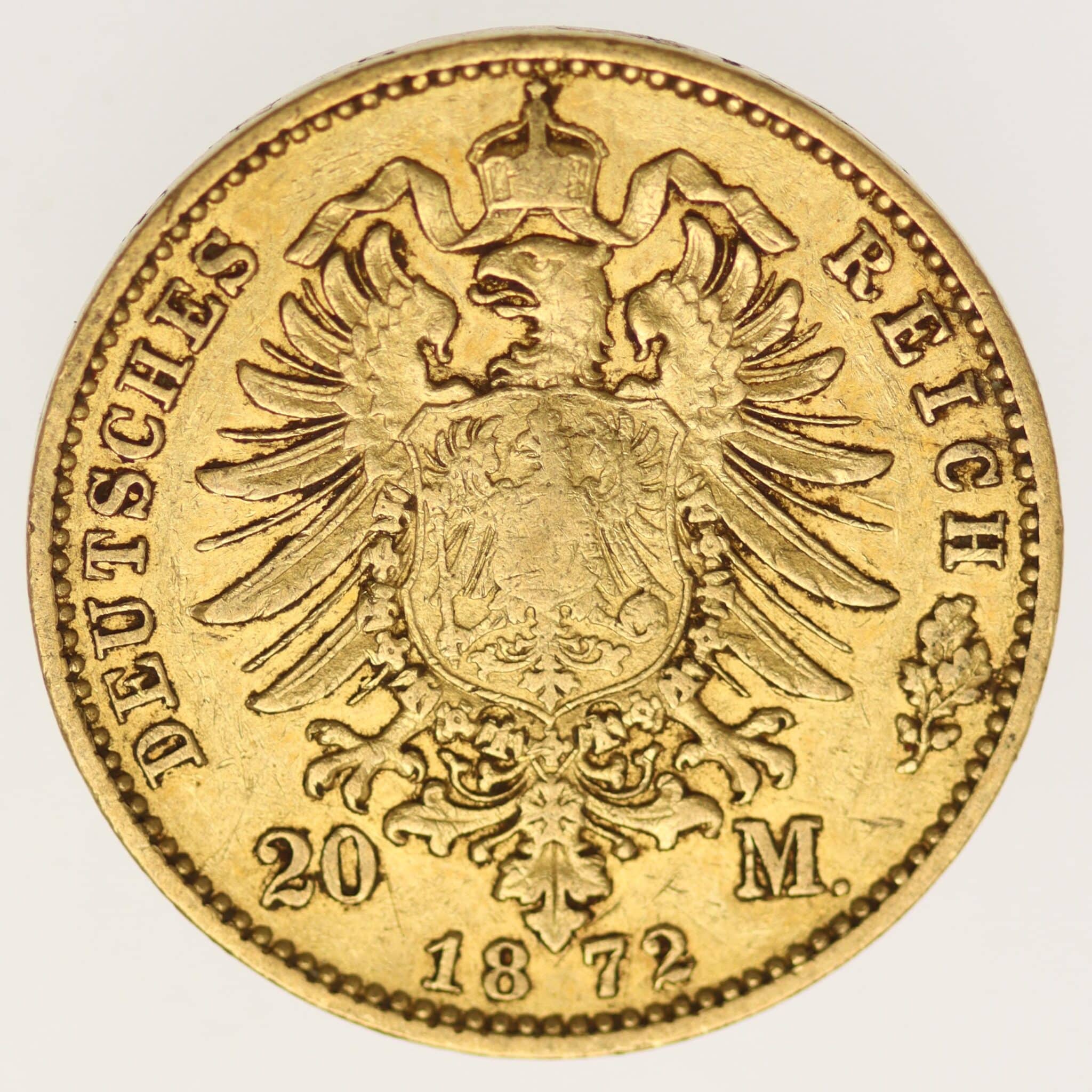 deutsches-kaiserreich-ab-1871 - Hessen Ludwig III. 20 Mark 1872