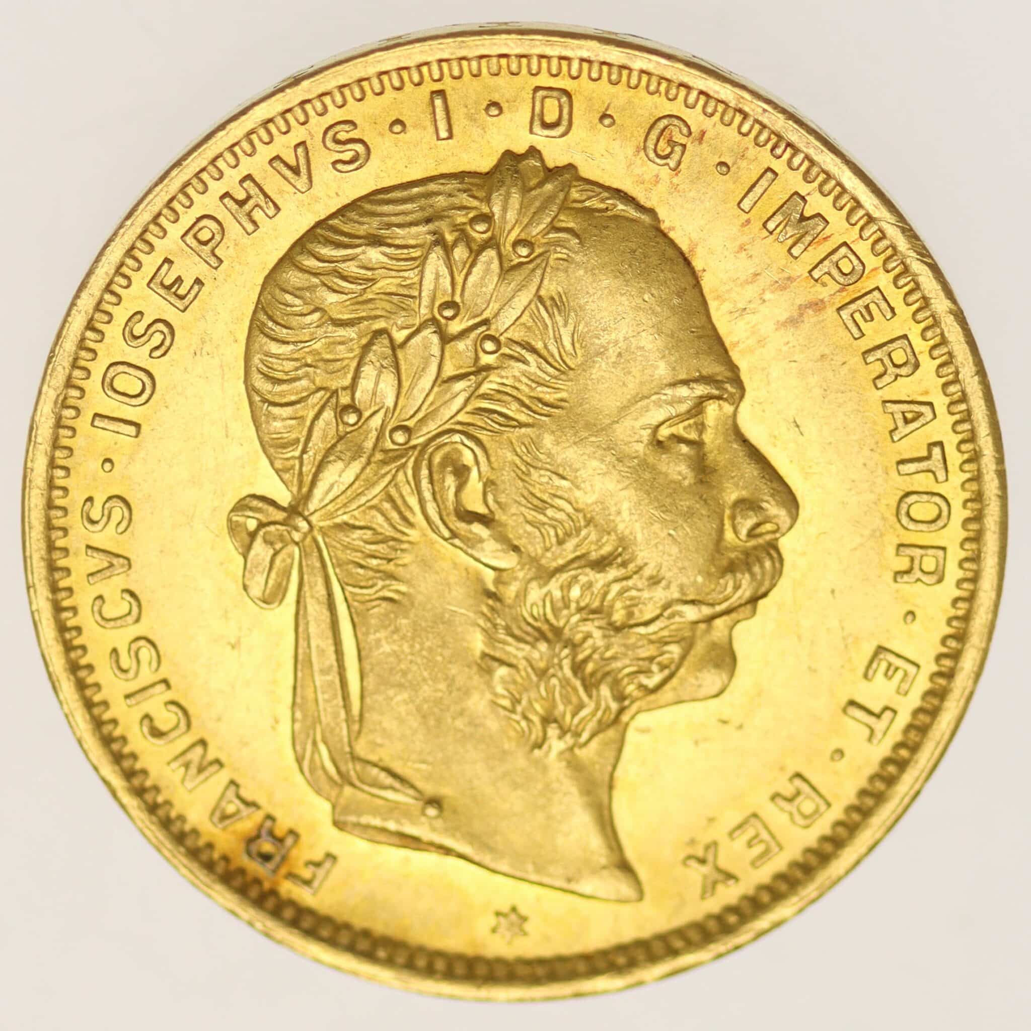 oesterreich - Österreich Kaiserreich Franz Joseph I. 8 Gulden 1888