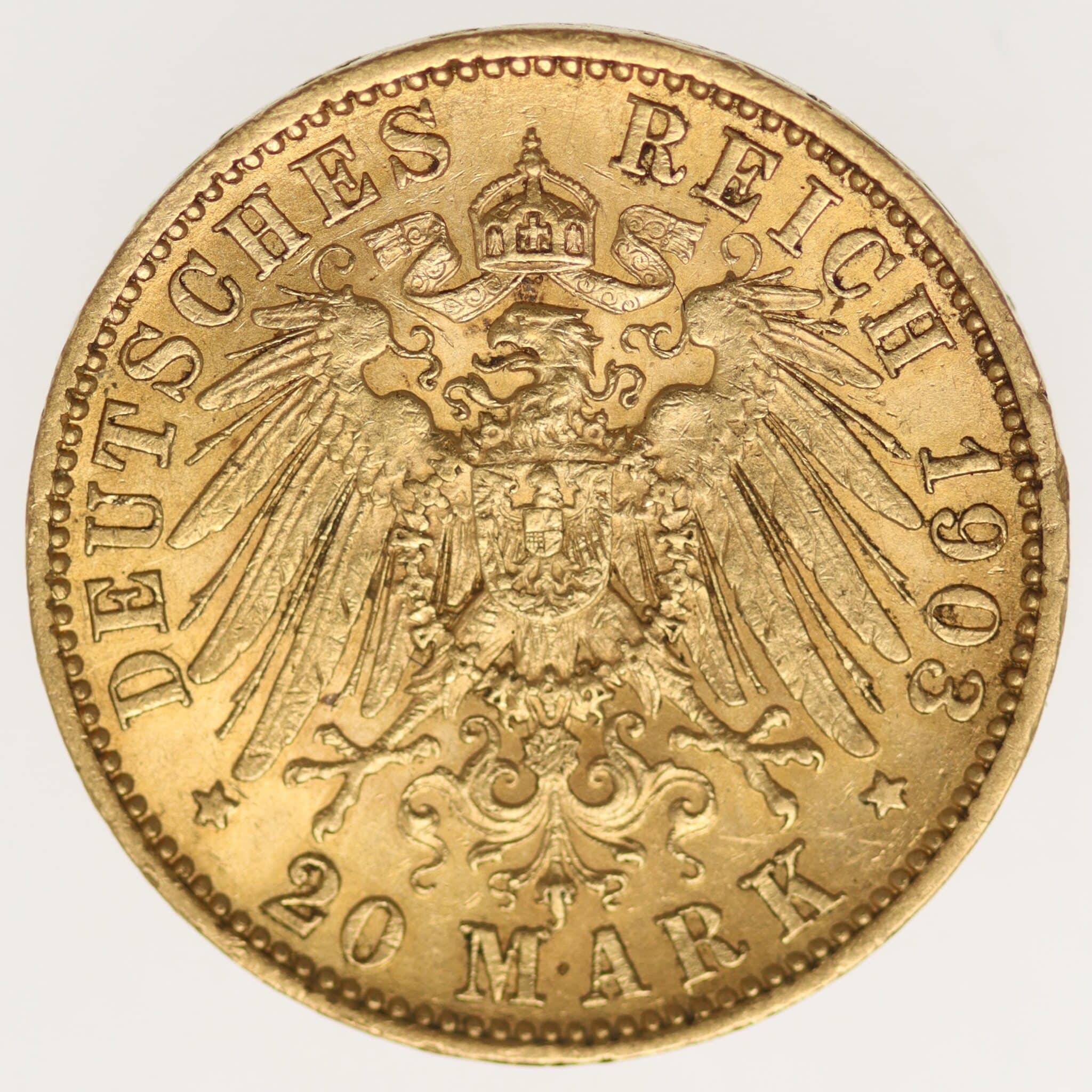 deutsches-kaiserreich-ab-1871 - Sachsen Georg 20 Mark 1903