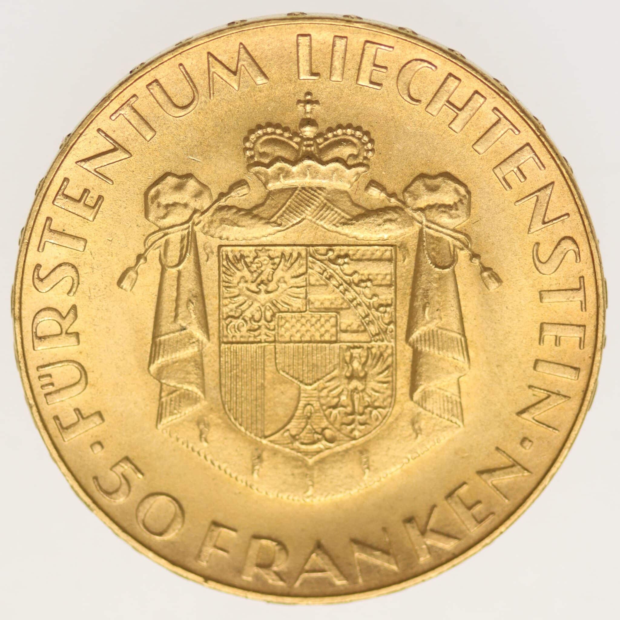 liechtenstein - Liechtenstein Franz Josef II. 50 Franken 1961